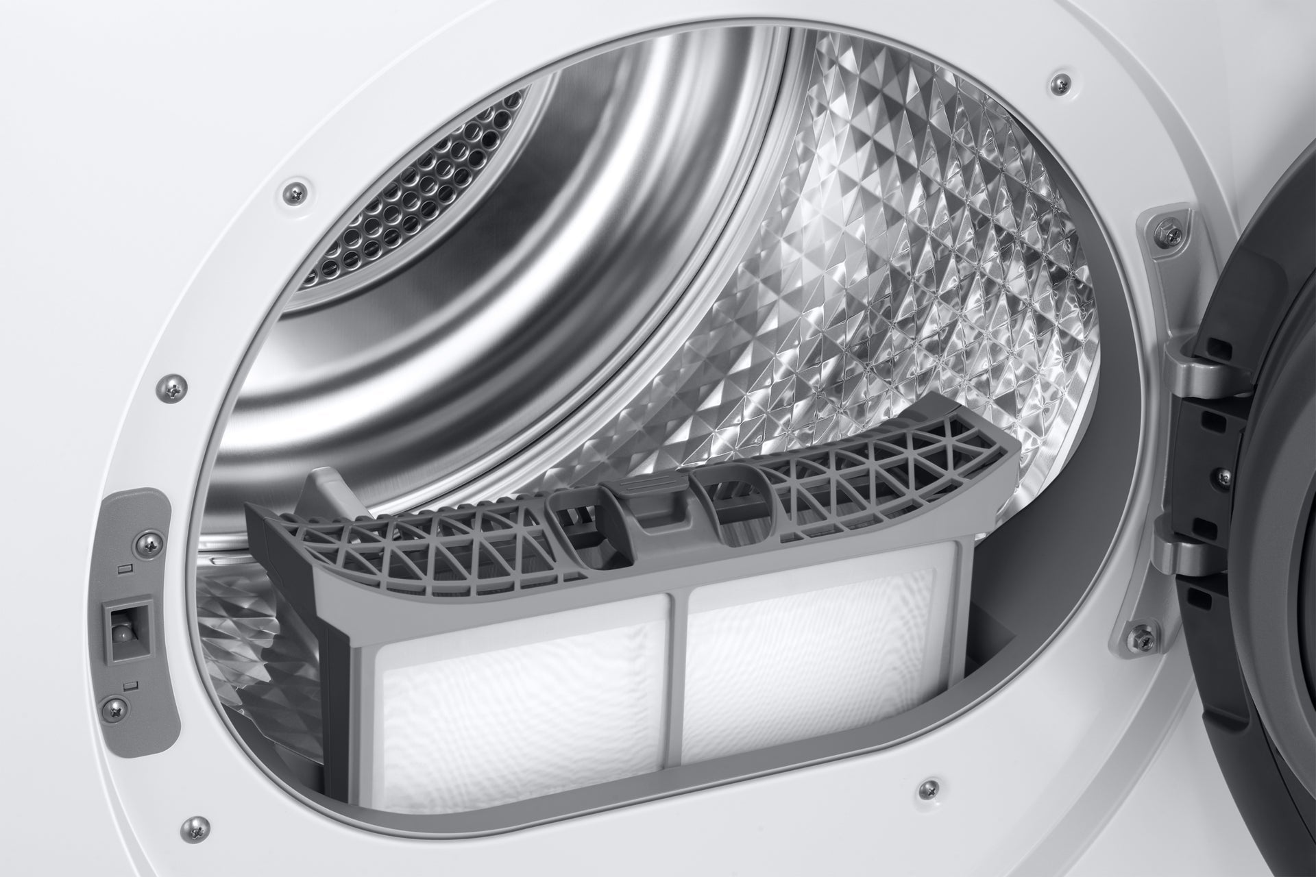 Asciugatrice Libera Installazione Caricamento Frontale Samsung Series 6 DV90DG6845LE 9 kg Bianco