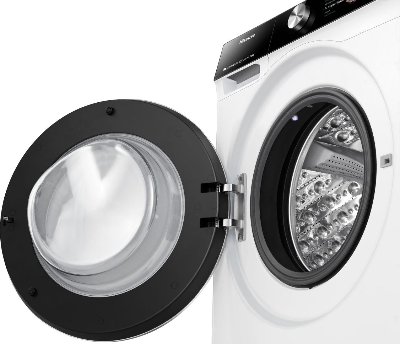 Lavatrice Libera Installazione Caricamento Frontale Hisense WF7S1247BW 12 kg 1400 Giri/min Bianco Classe A