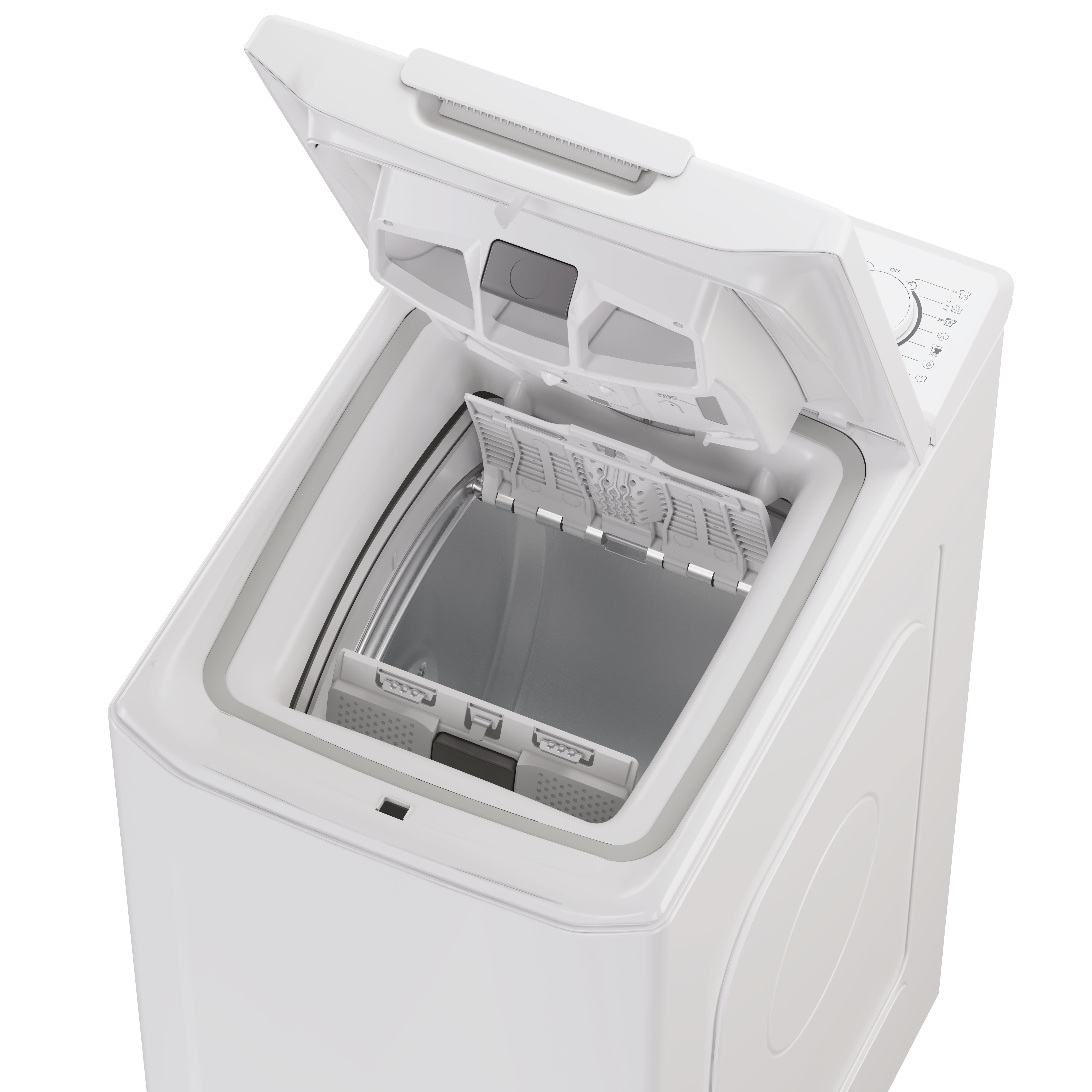 Lavatrice Libera Installazione Caricamento Dall'Alto Candy ProWash TCA063D3-S 6 kg 1000 Giri/min Bianco Classe C