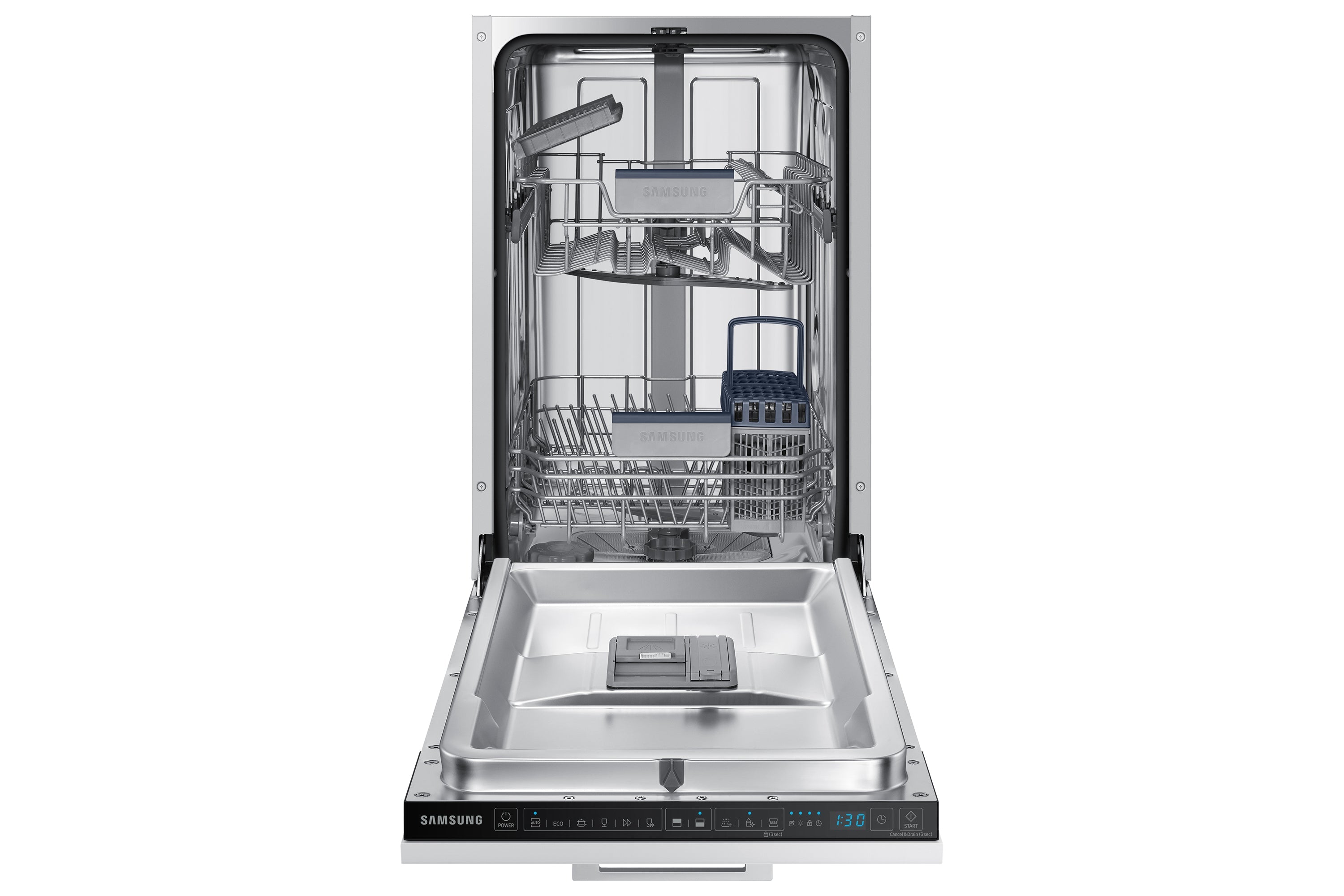 Lavastoviglie Da Incasso Slim a Scomparsa Totale Samsung DW50R4060BB Classe E