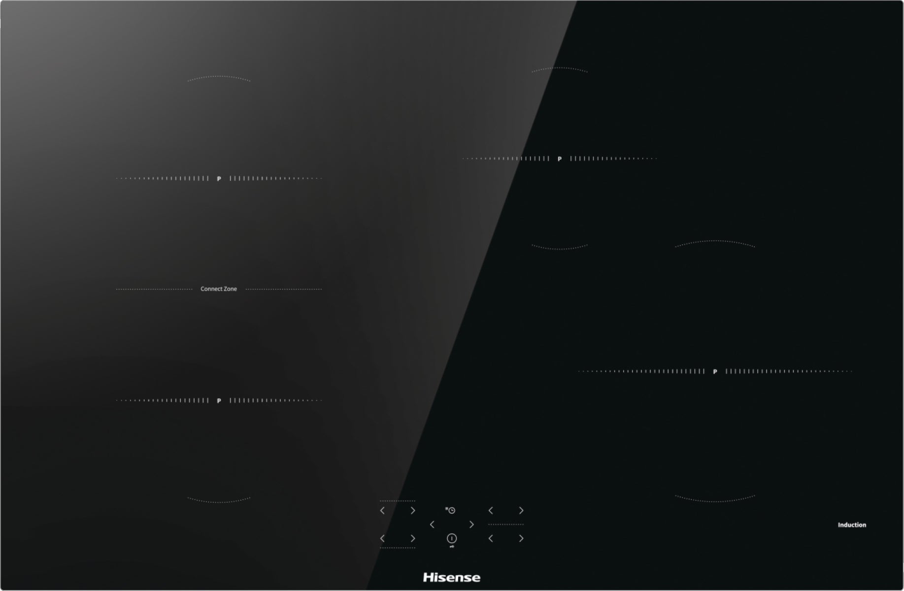 Piano Cottura a Induzione Da Incasso Hisense HI8421BSC 80 cm Nero 4 Zone
