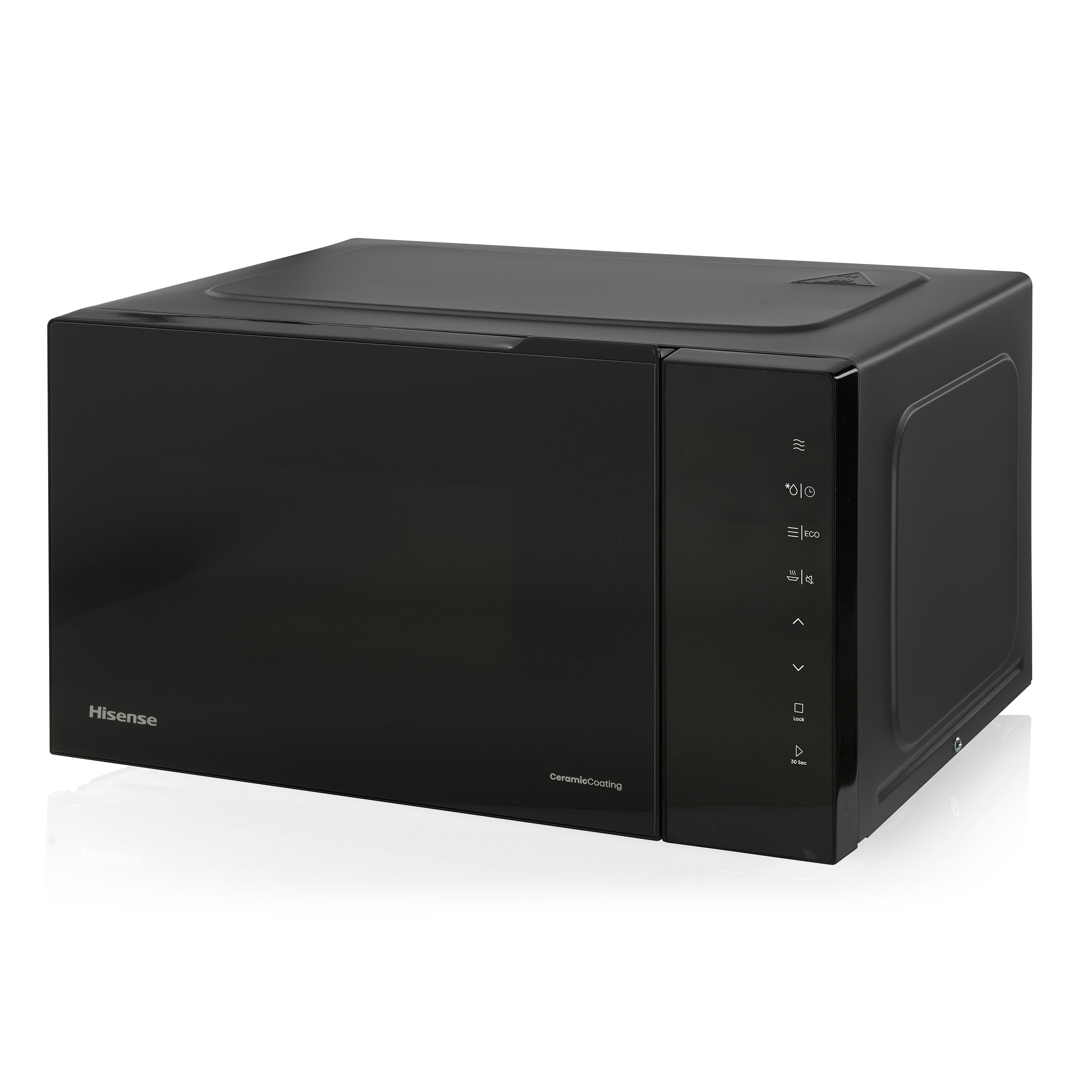 Microonde Libera Installazione Hisense H23MOBS5H4 Nero 800 W (23L)