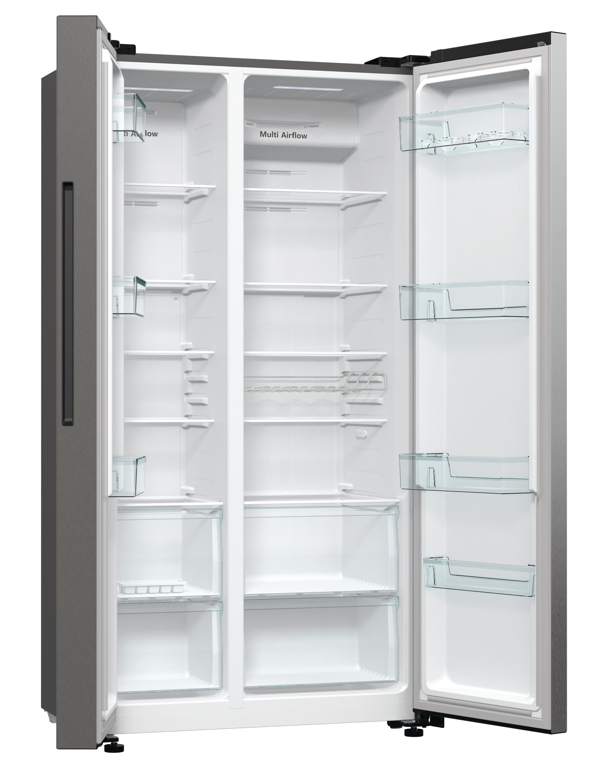 Frigorifero Side-By-Side Libera Installazione Hisense RS711N4AC 550L Classe E Acciaio inox
