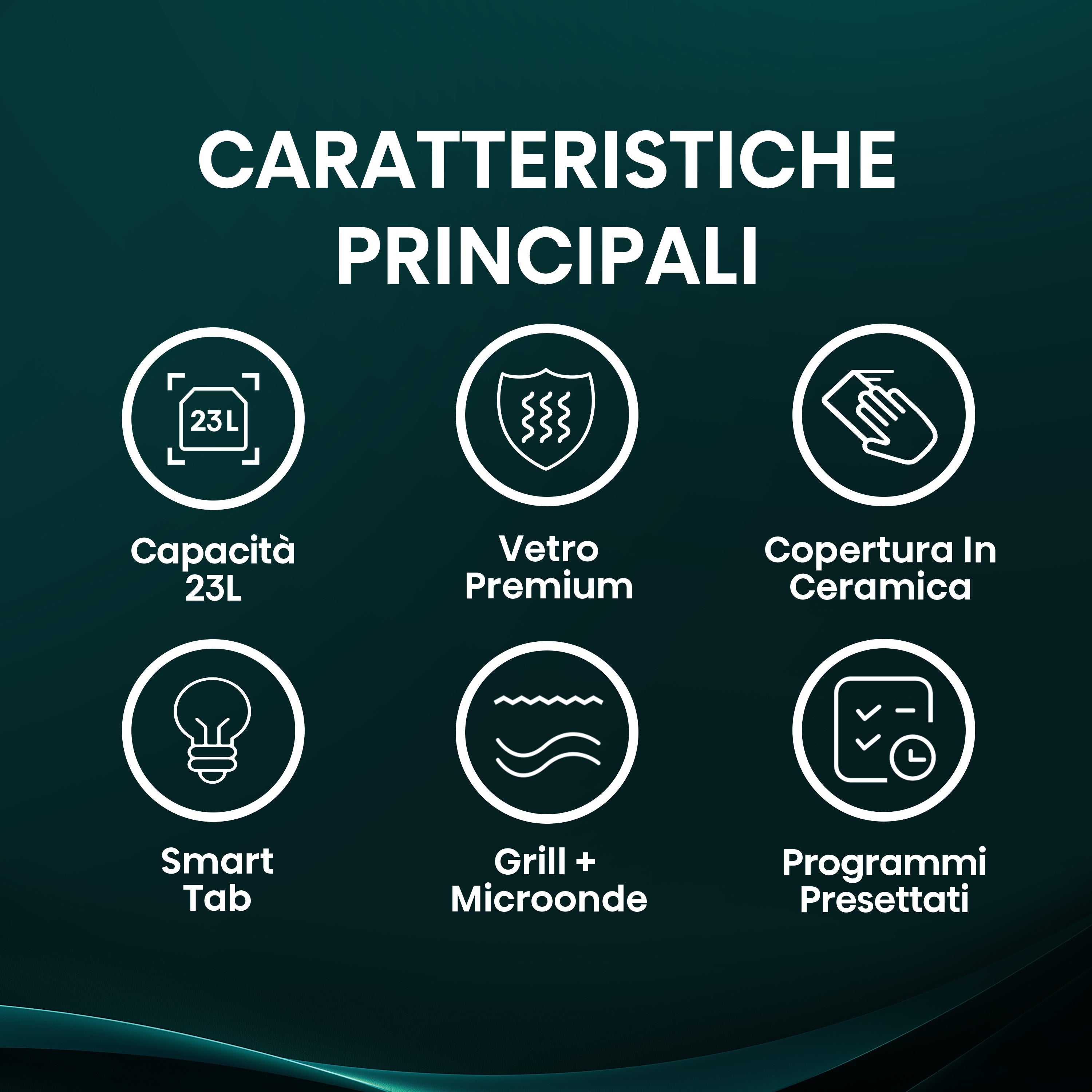 Microonde Libera Installazione Hisense H23MOBS5H4 Nero 800 W (23L)