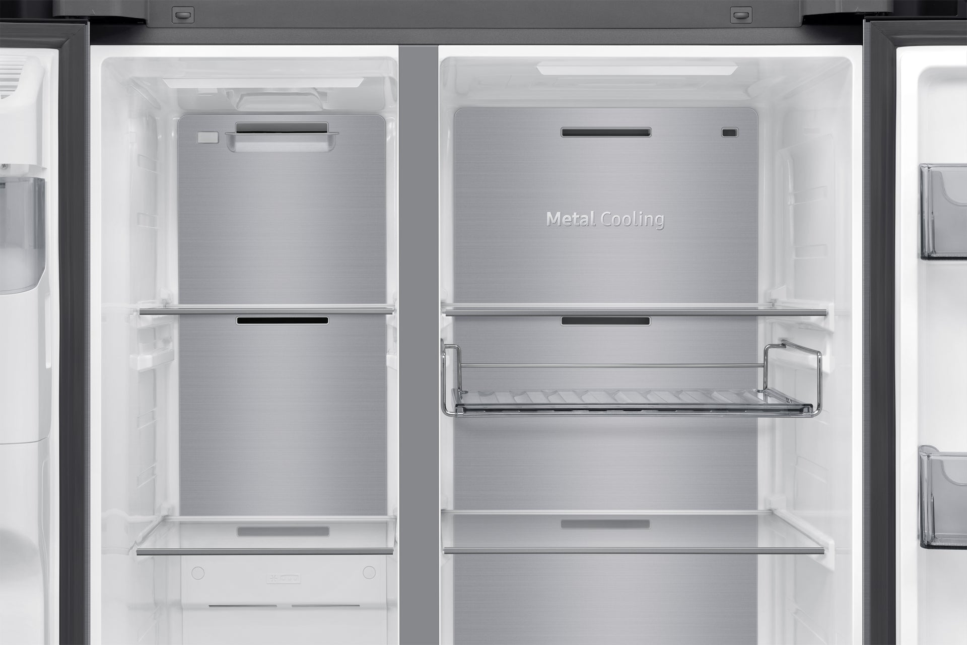 Frigorifero Side-by-Side Libera Installazione Samsung AI Home RS90F65EDTEF 621L Classe D in Acciaio Inox