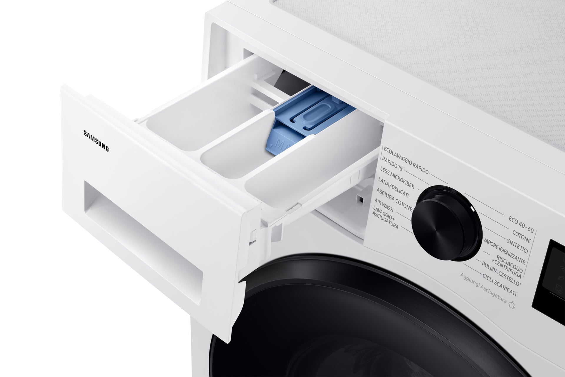 Lavasciuga Libera Installazione Carico Frontale Samsung WD90DG5G34BEET Crystal Clean Slim 9Kg Classe E