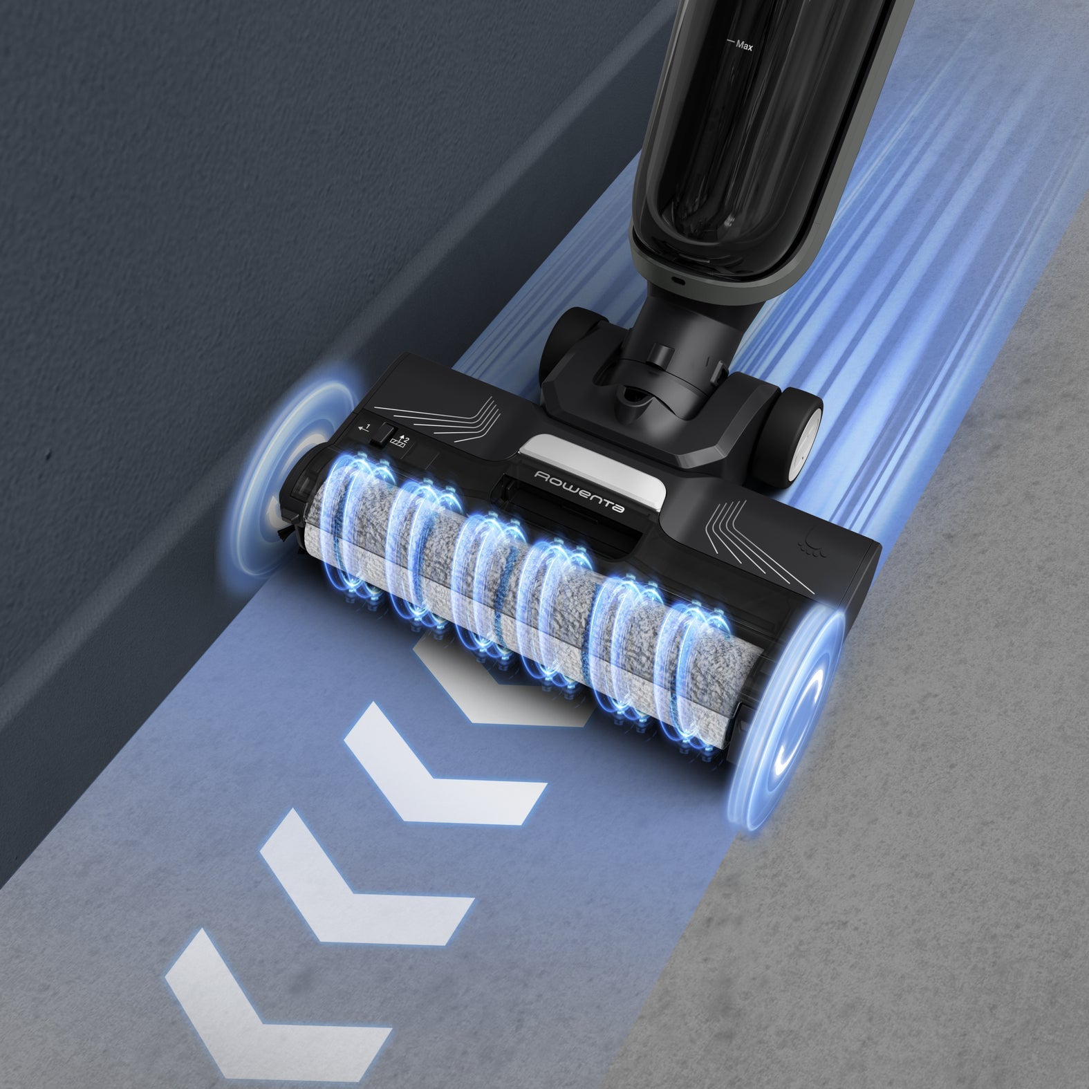 Lavapavimenti Senza Fili Rowenta X-Clean 4 GZ5035 200W Grigio