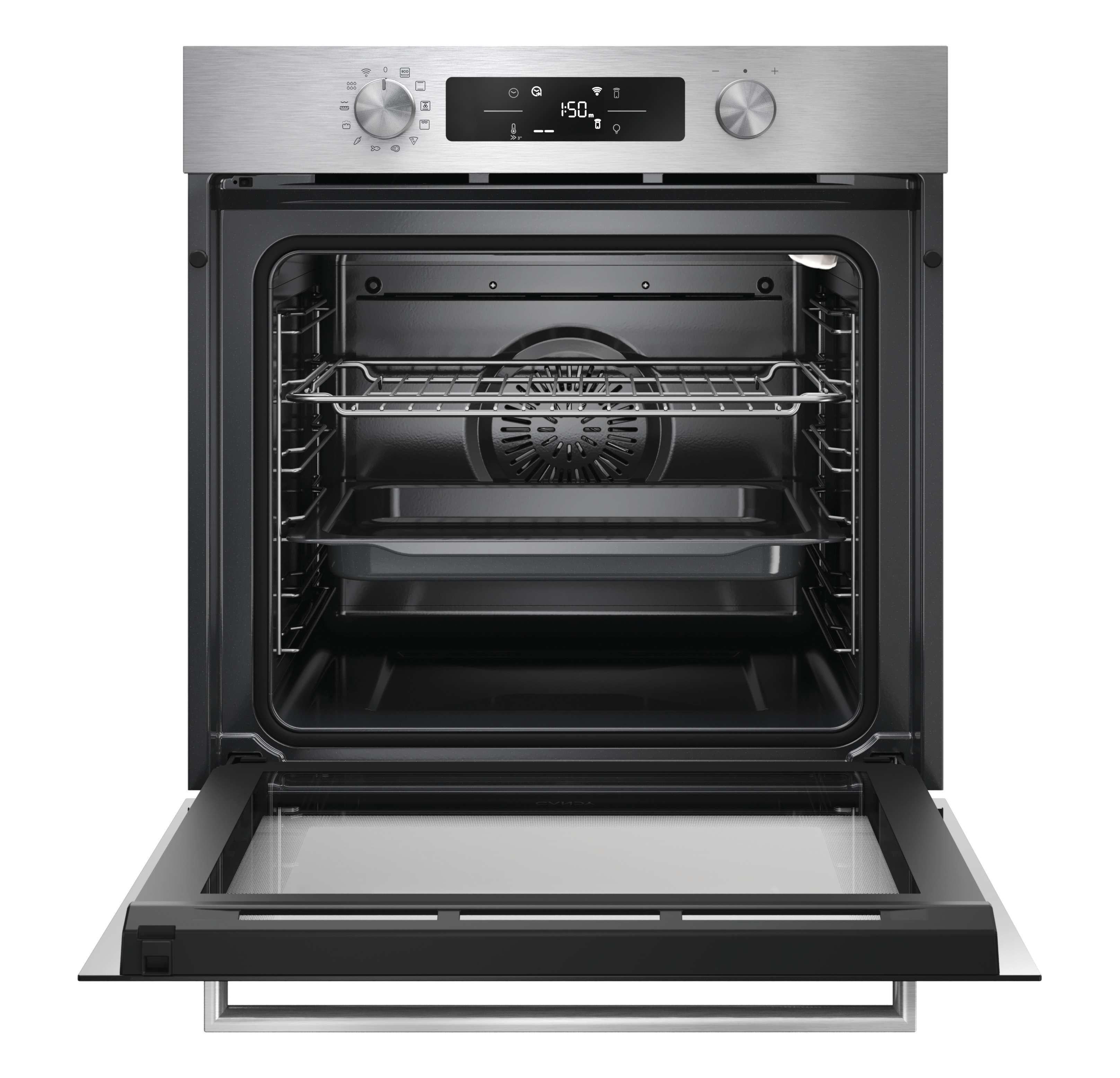 Forno Da Incasso Candy New Moderna CA6 N3B1HTX 78L in Acciaio Inox, Nero