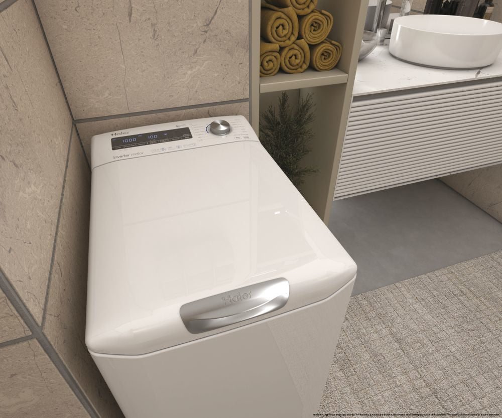 Lavatrice Libera Installazione Caricamento Dall'Alto Haier RTXSG47TMC5-11 7 kg 1400 Giri/min Bianco Classe A