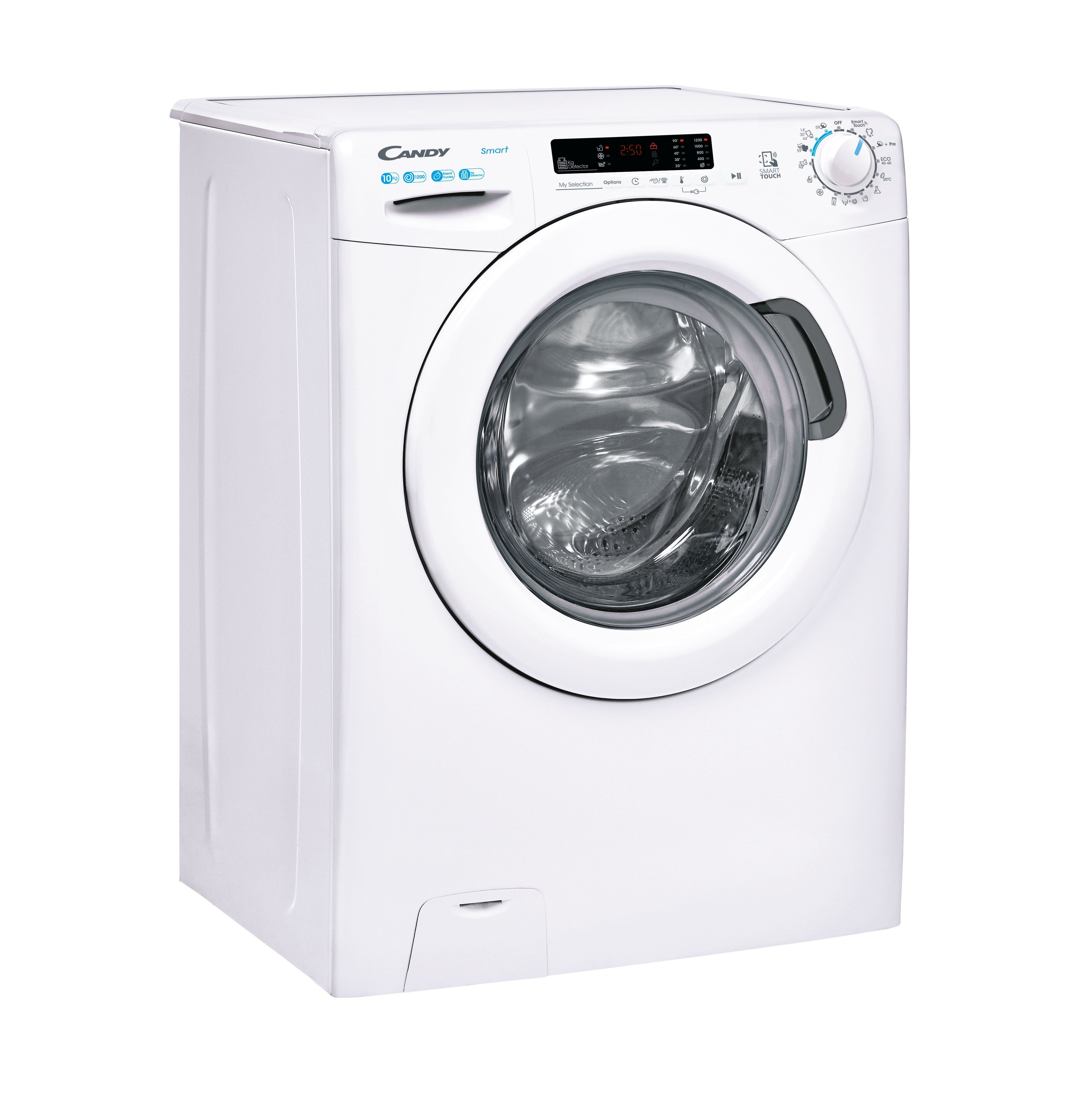 Lavatrice Libera Installazione Caricamento Frontale Candy Smart CS 12102DW4/1-S 10 kg 1200 Giri/min Bianco Classe B