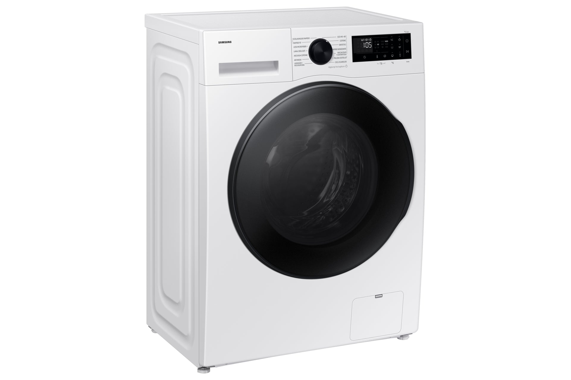 Lavasciuga Libera Installazione Carico Frontale Samsung WD90DG5G34BEET Crystal Clean Slim 9Kg Classe E