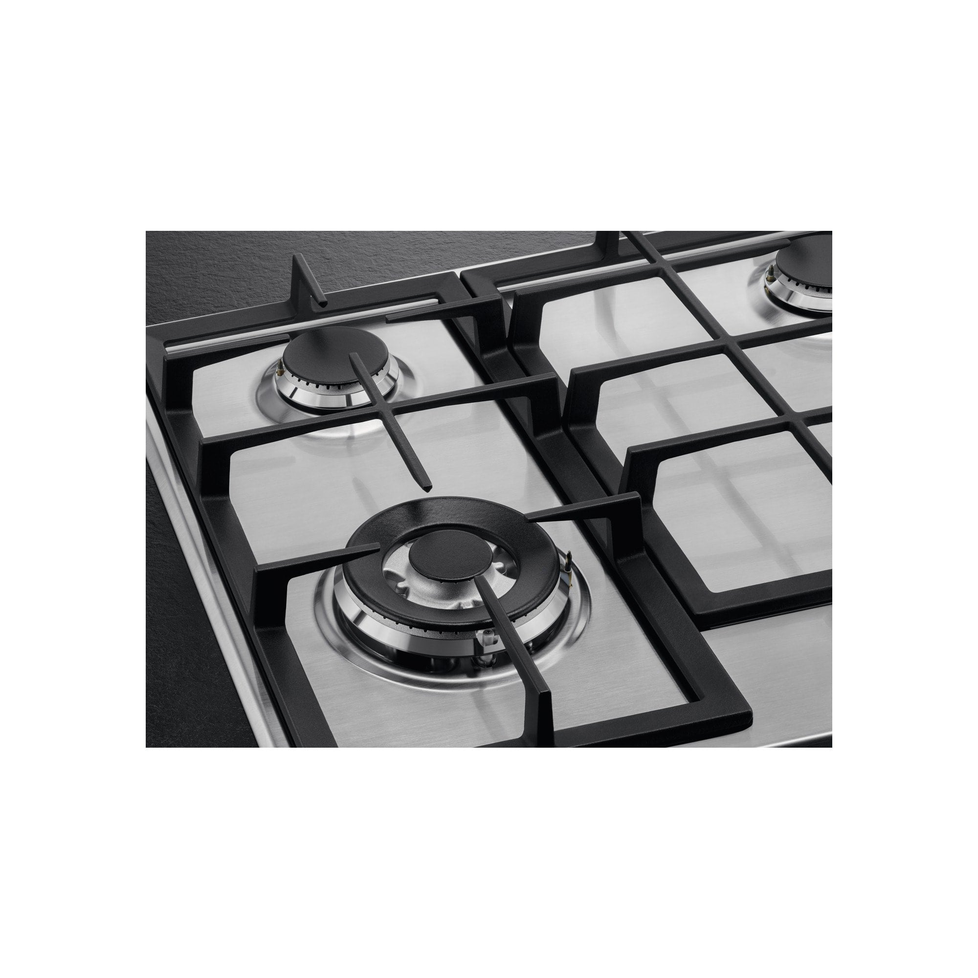 Piano Cottura a Gas Da Incasso AEG Serie 3000 HGB64400SM Slim Line 60 cm