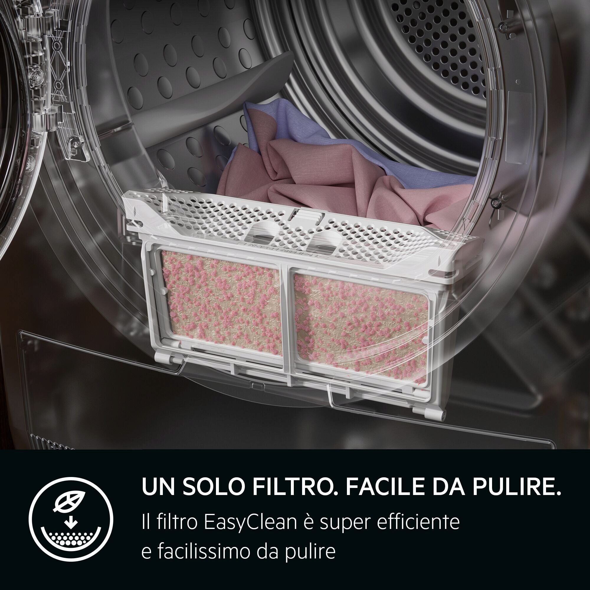 Asciugatrice Libera Installazione Caricamento Frontale AEG Series 7000 SensiDry TR7HG9C 9 Kg Bianco Classe C