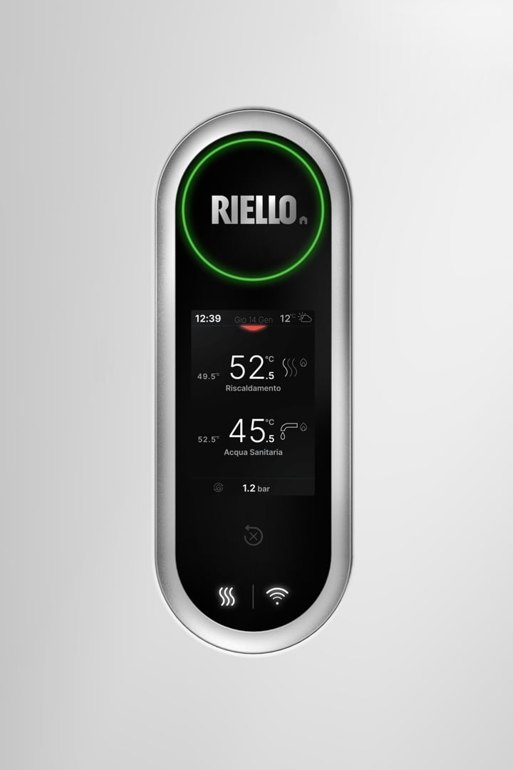 Caldaia a Condensazione Riello Family HM Connect 25 KIS Cod. 20206152 Metano 25 kW - Completa di Kit Scarico Fumi