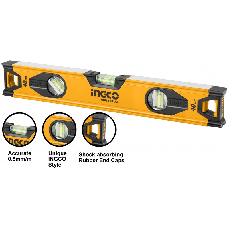 INGCO Livella in Alluminio Misure 40/60cm