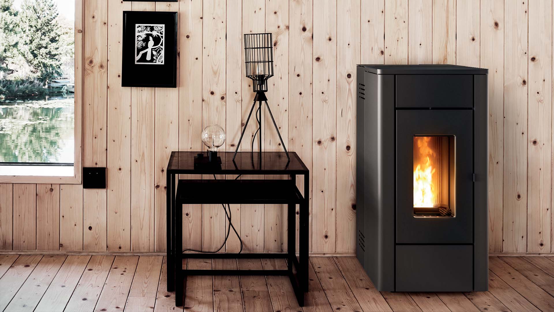 Stufa a Pellet MCZ May Air 7 R 5S Easy Da 7 Kw Vari Colori