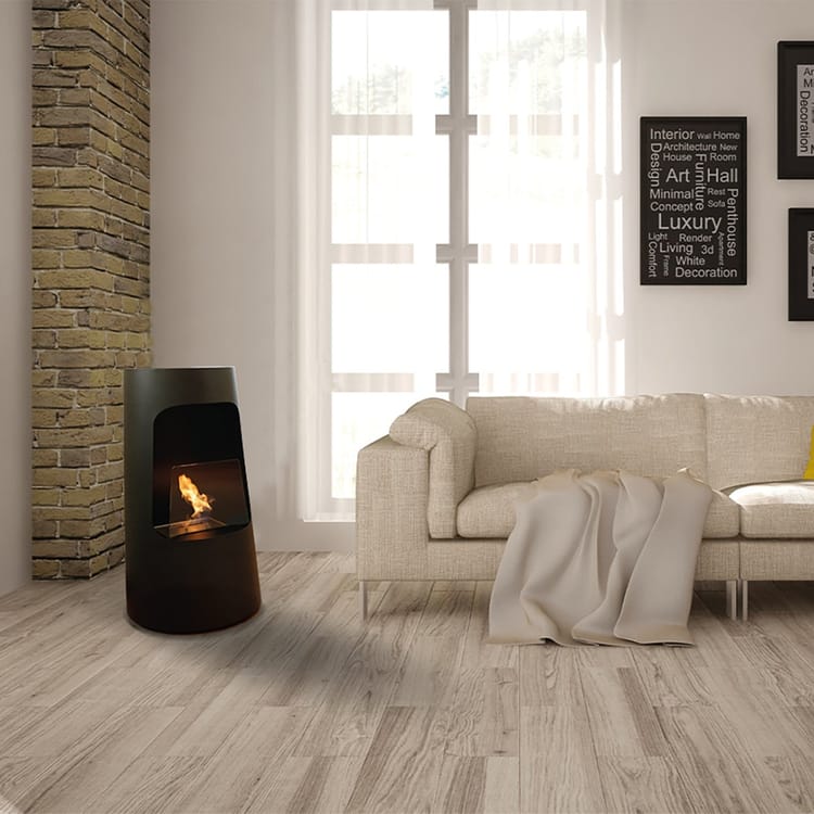 TECNOAIR SYSTEM Camino a Bioetanolo Ruby da Pavimento Modello DUBAI Da 2,5 kW - Vari Colori