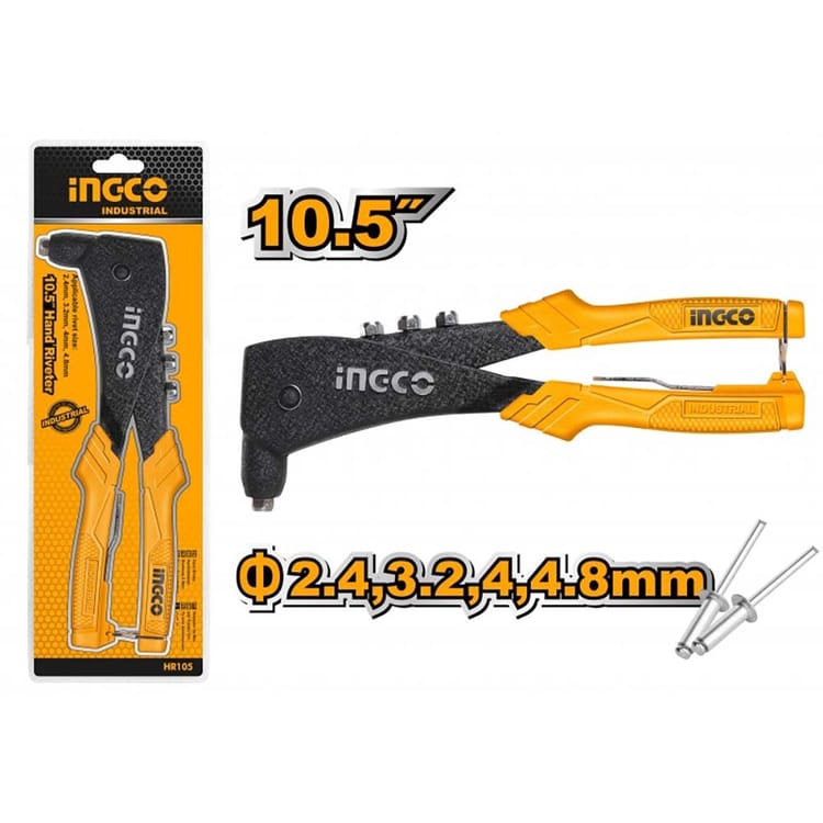INGCO Pinza Rivettatrice Manuale da 10,5"