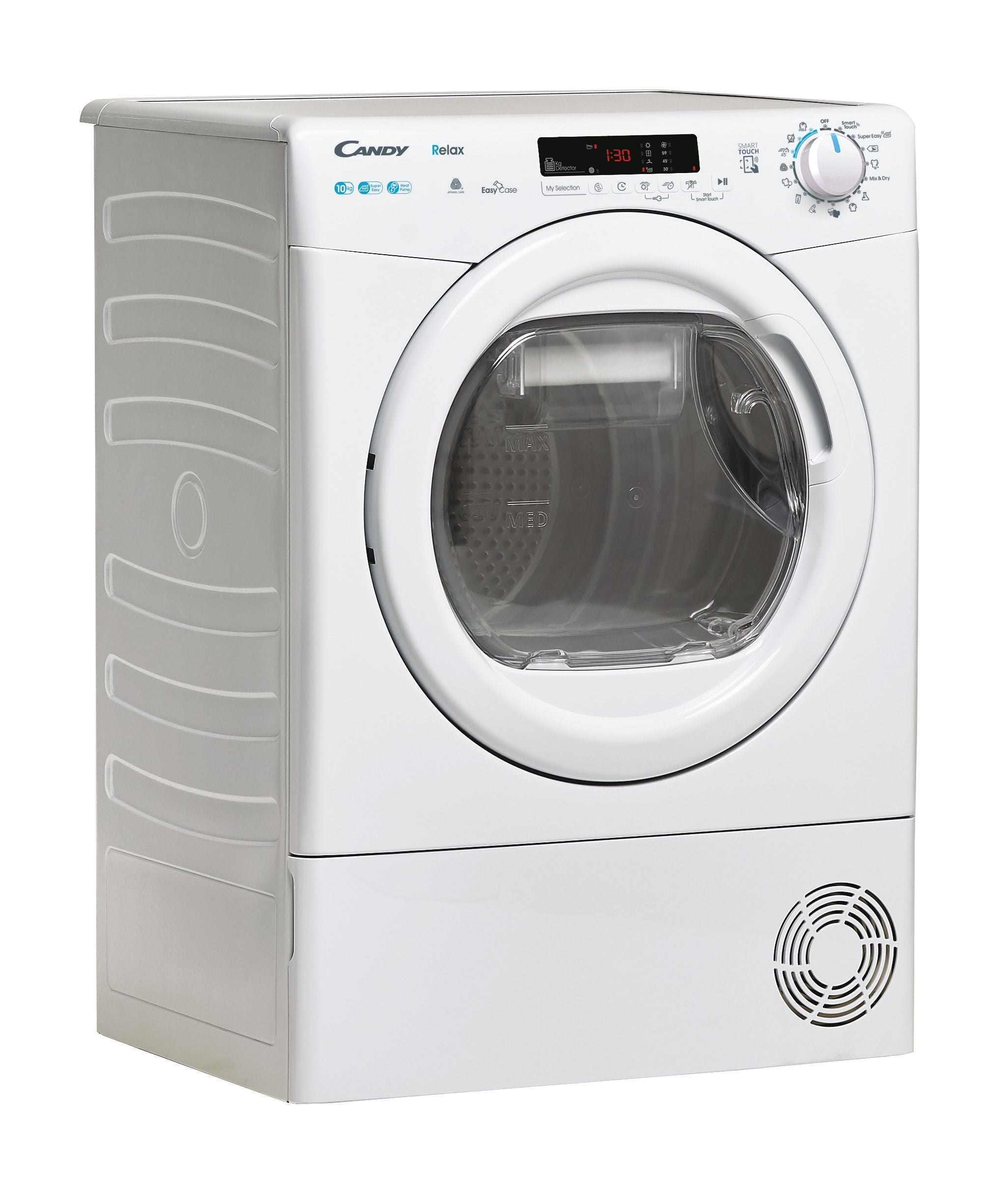 Asciugatrice Libera Installazione Caricamento Frontale Candy Smart CRE H10A2DE-S 10 kg Bianco Classe D
