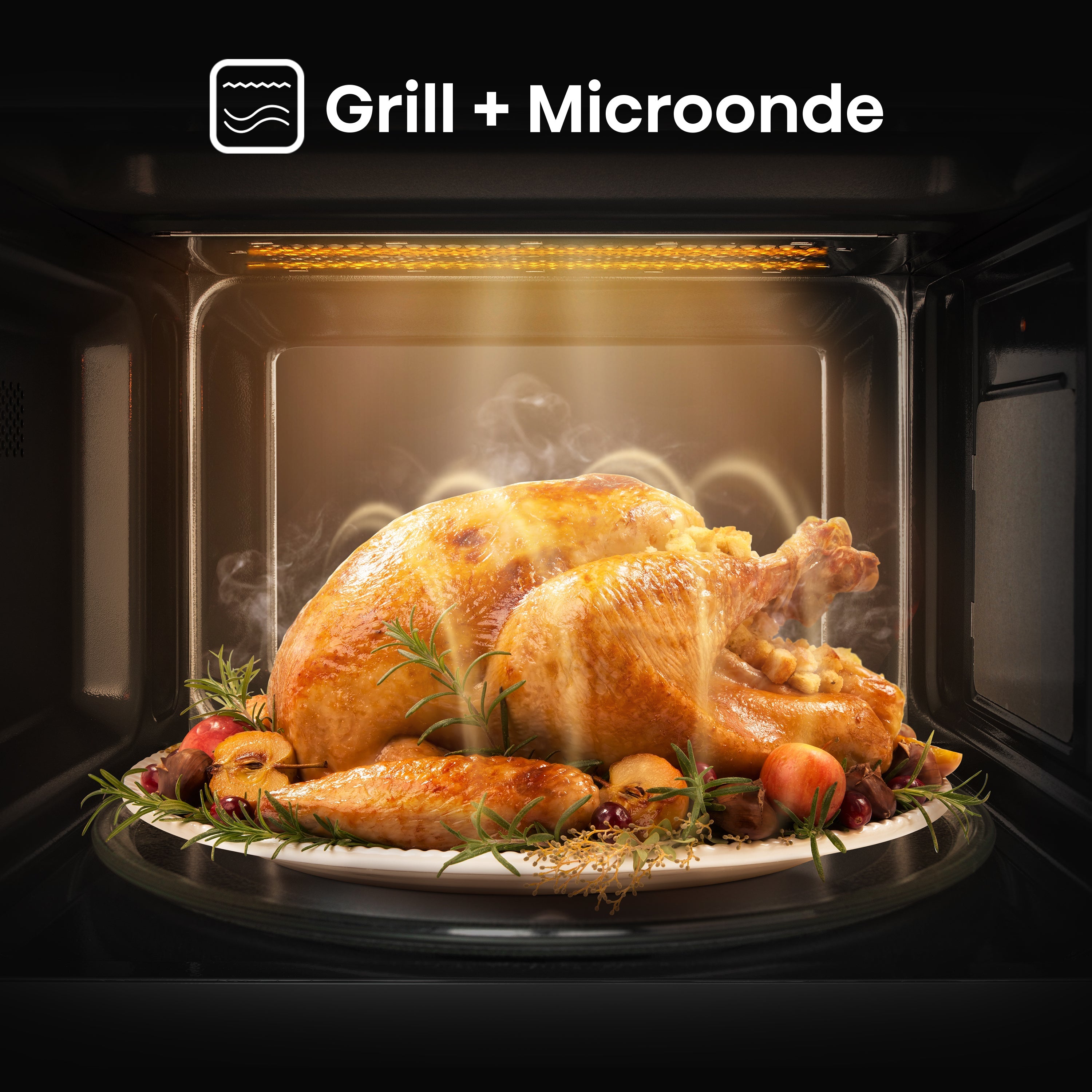 Microonde Grill Libera Installazione Hisense H20MOBSD1HG Nero 700 W (20L)