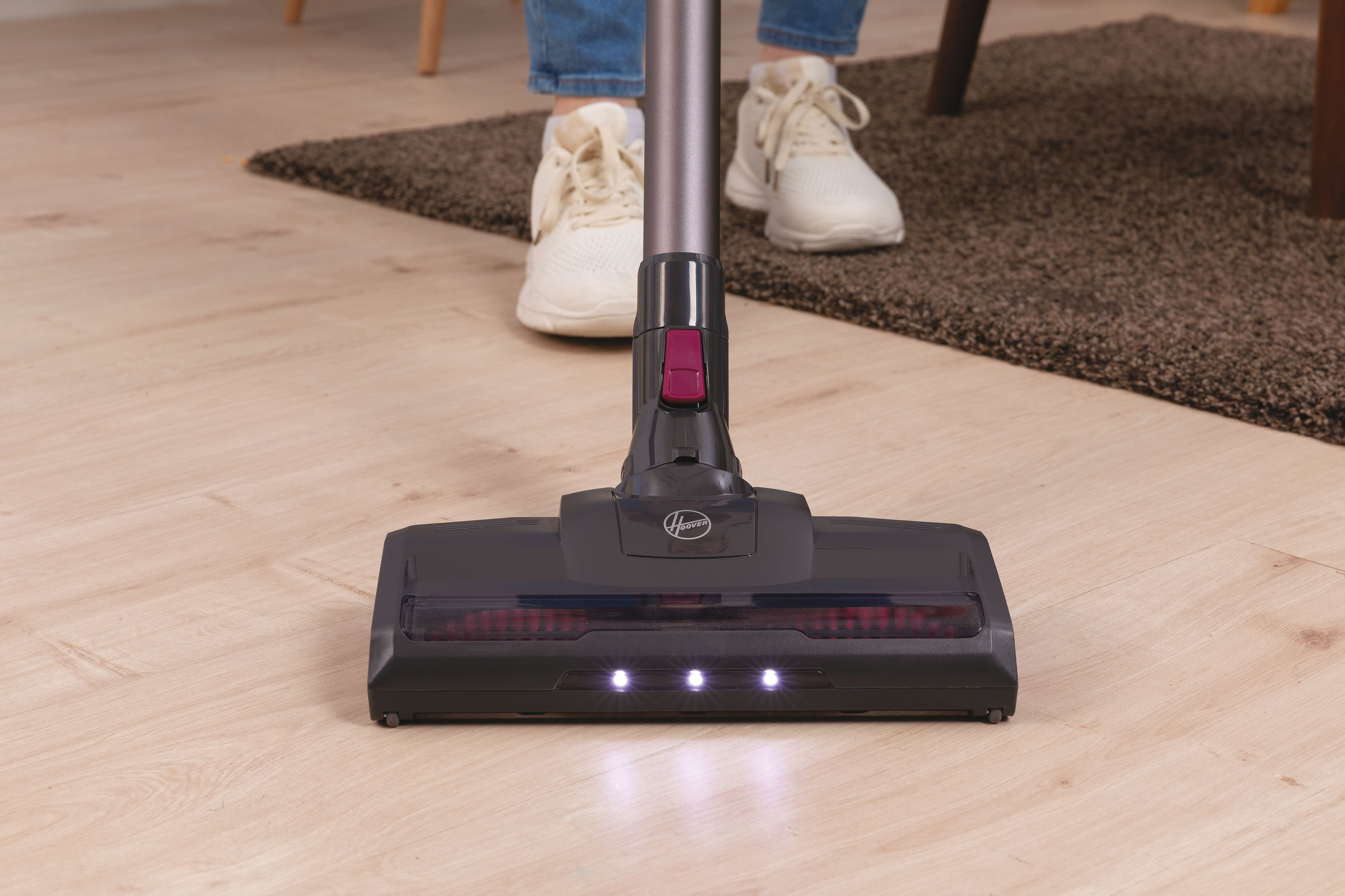 Scopa Elettrica Senza Filo Hoover HF110P 011 170W 0,9 Litri Magenta