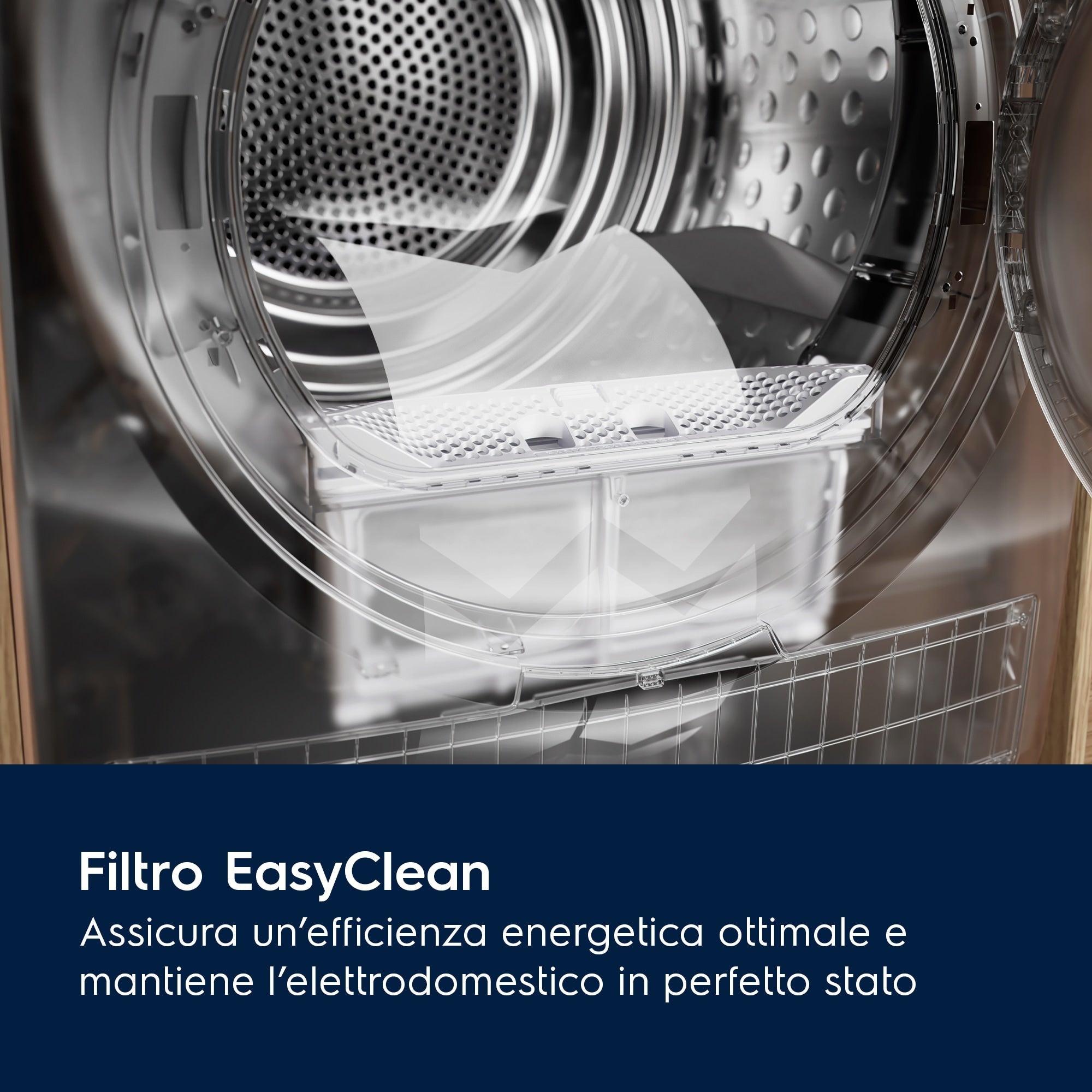 Asciugatrice Libera installazione Caricamento Frontale Electrolux DelicateCare 700 EW7H39B 9 kg Bianco Classe B