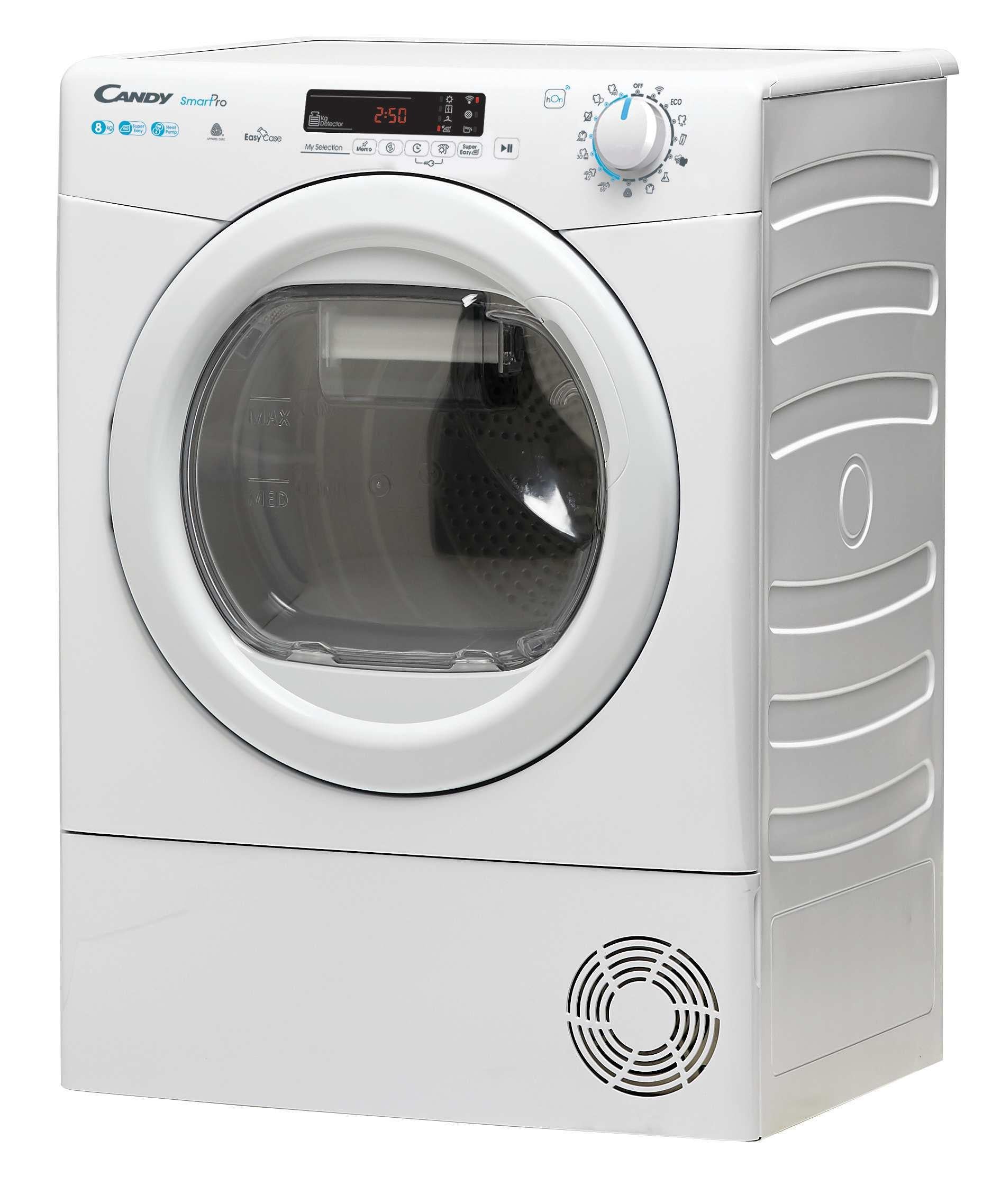 Asciugatrice Libera Installazione Caricamento Frontale Candy Smart Pro CSOE H8A2DE-S 8 kg  Bianco Classe E