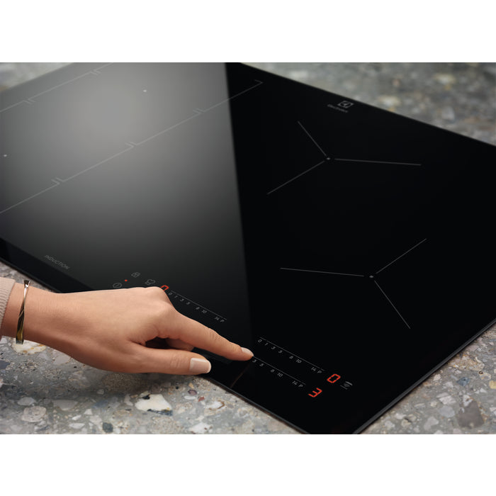 Piano Cottura a Induzione Da Incasso Electrolux EIS82449C Nero 80 cm 4 Zone