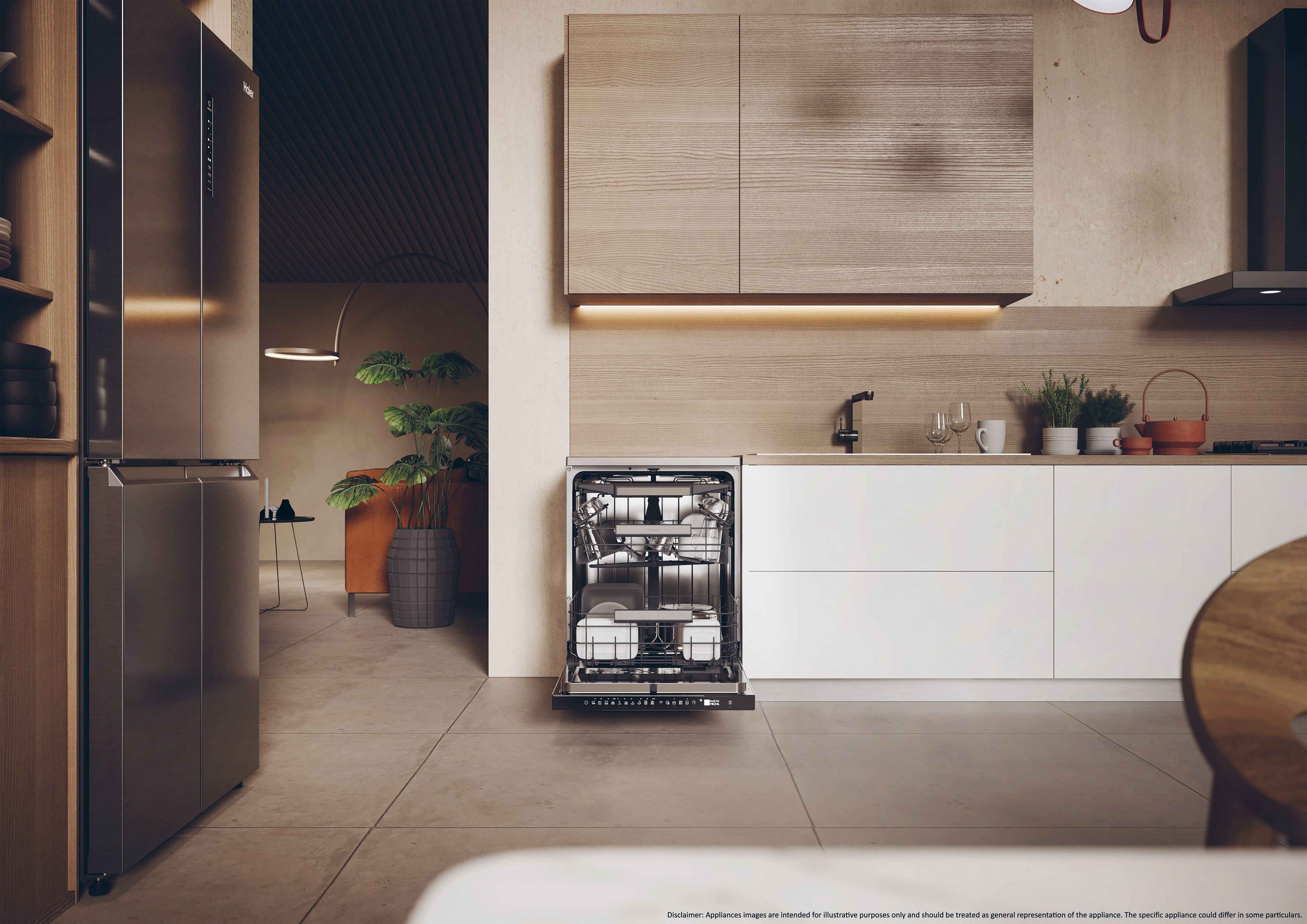 Lavastoviglie Libera installazione Haier XF 5C4M1X 15 coperti C