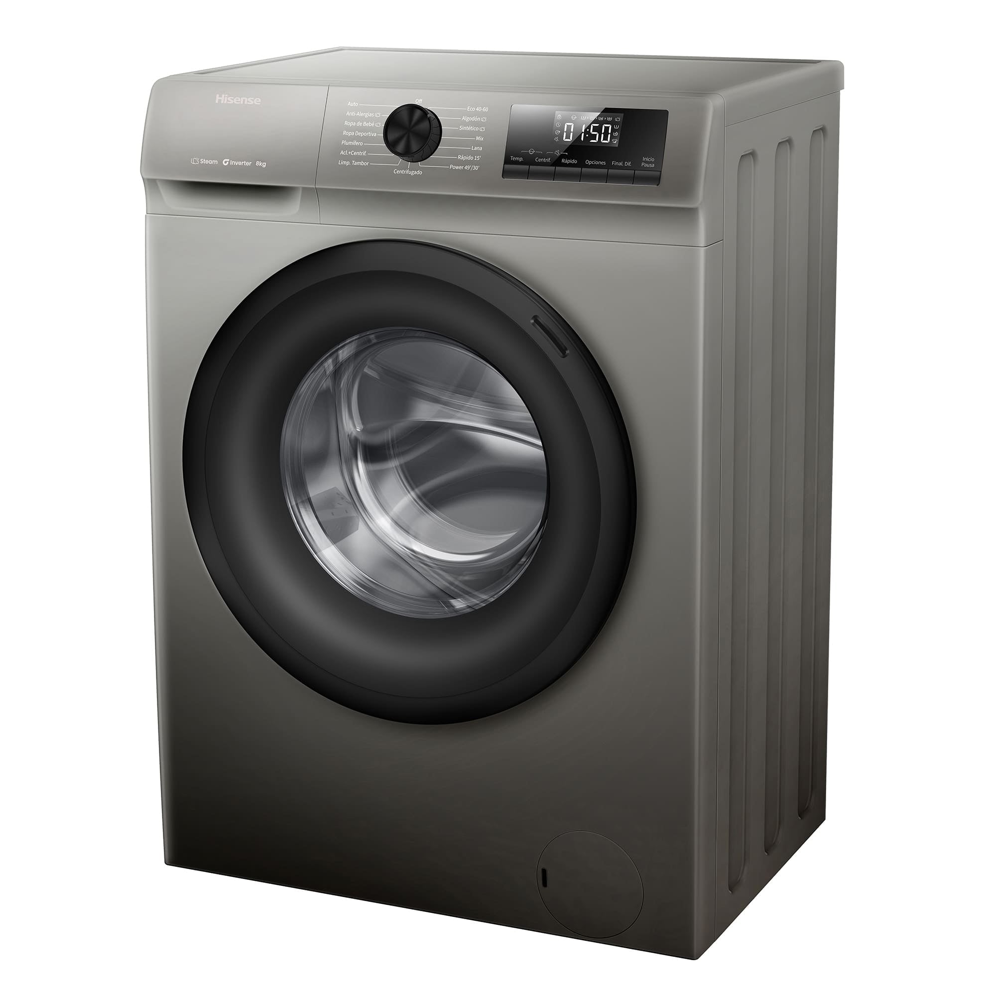 Lavatrice Caricamento Frontale Libera Installazione Hisense WF1Q8041BT 8 kg 1400 Giri/min Grigio