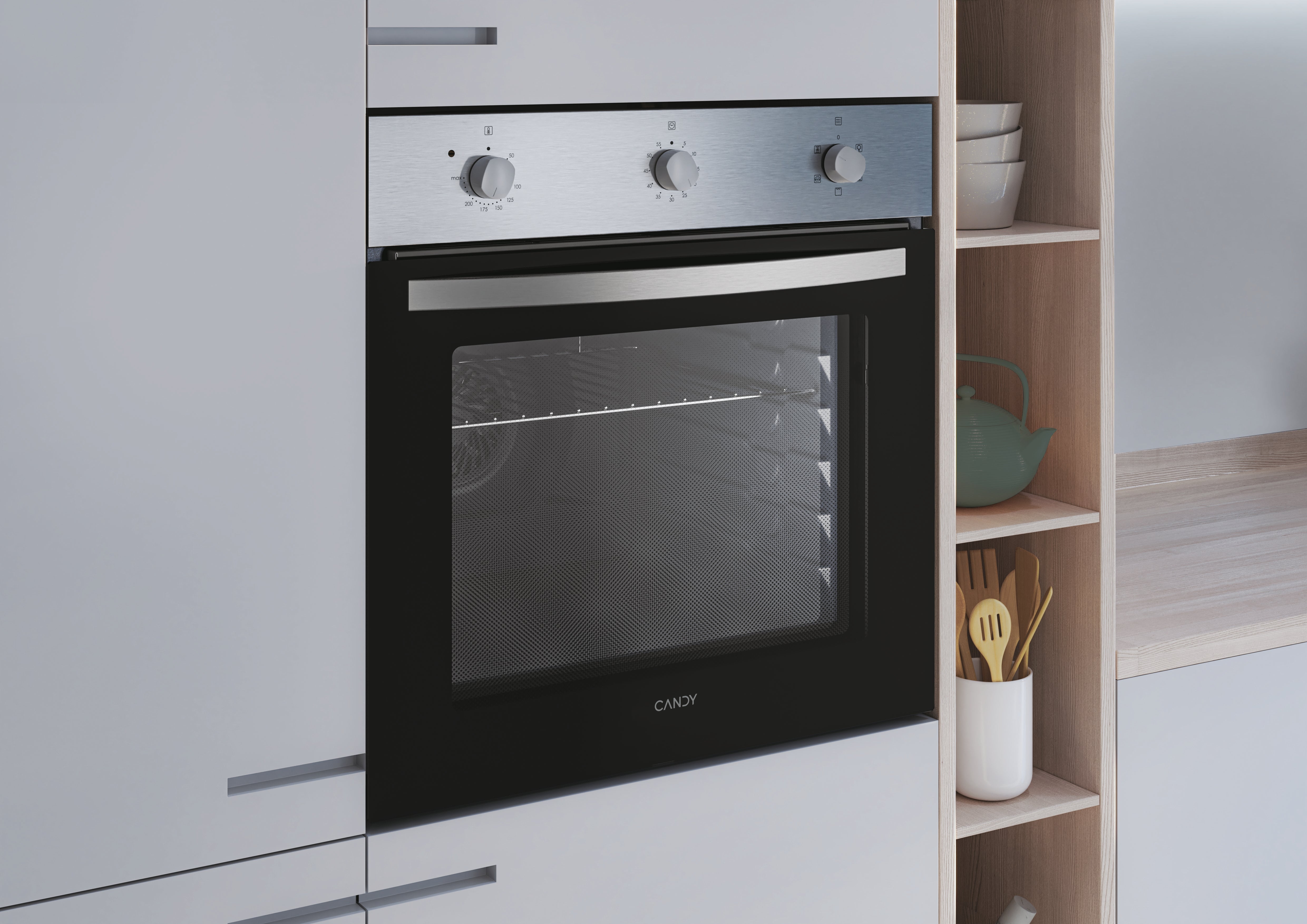 Forno Da Incasso Candy Idea FIDC X502IT 65L Nero Acciaio Inox