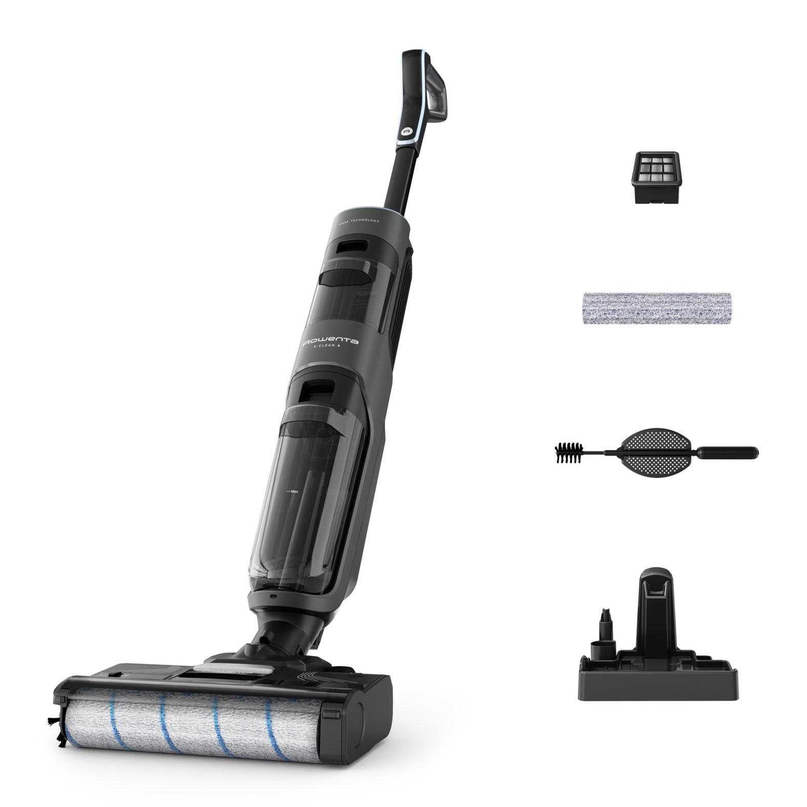 Lavapavimenti Senza Fili Rowenta X-Clean 4 GZ5035 200W Grigio