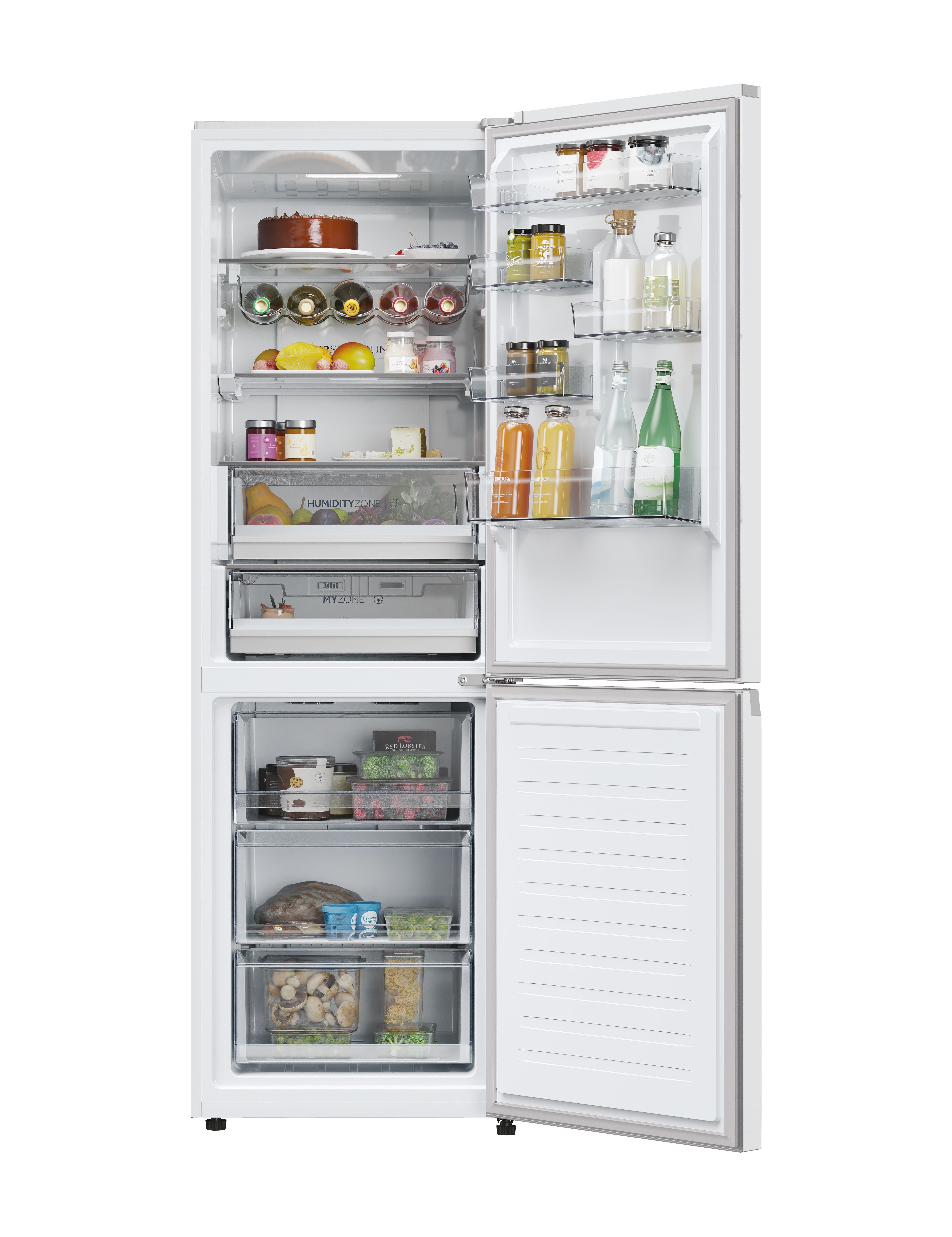 Figorifero Con Congelatore Libera Installazione Haier 2D 60 Series 5 Pro HDPW5618DNPW 352L Classe D Bianco