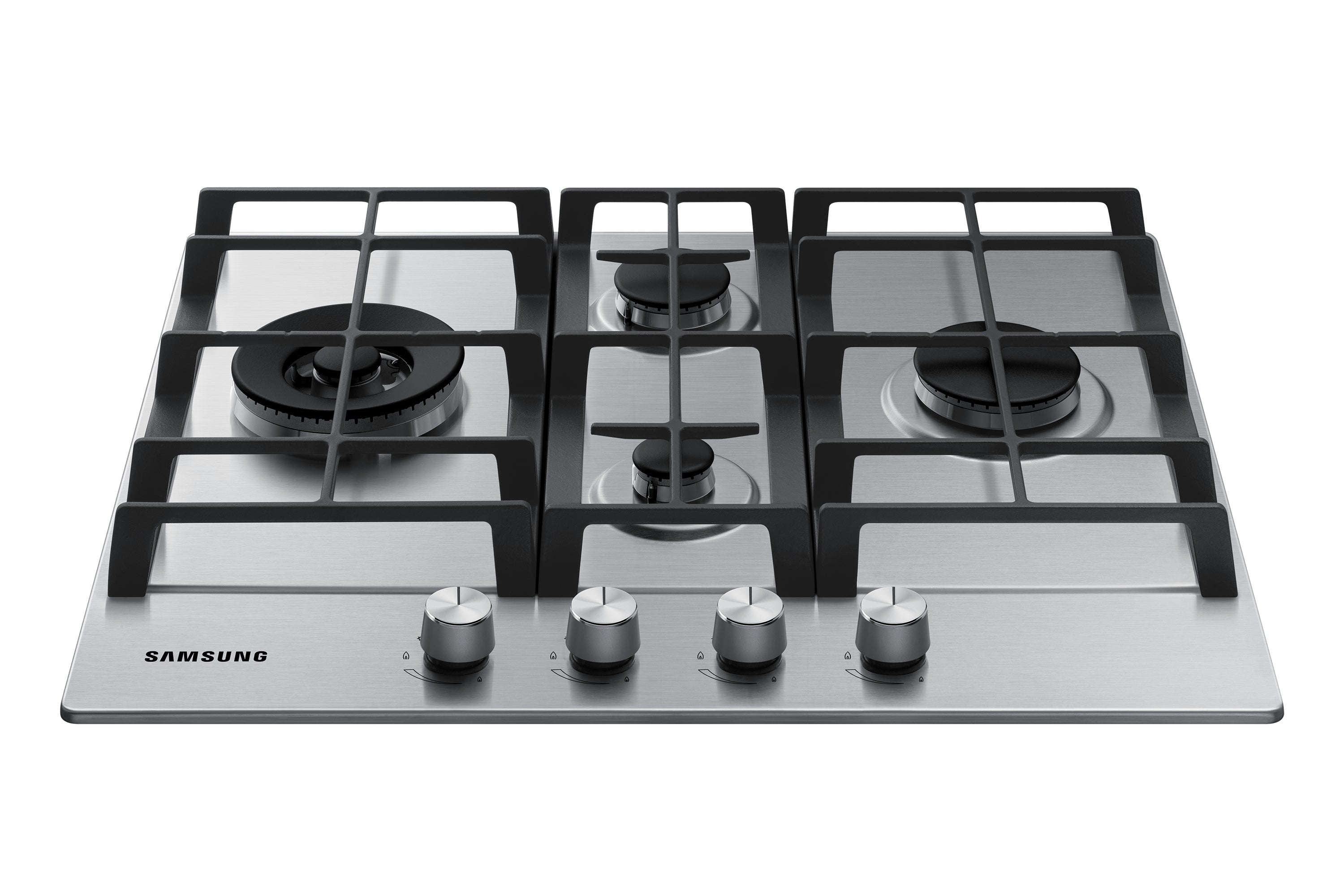 Piano Cottura a Gas Da Incasso Samsung NA64H3031BS 60cm 4 Bruciatori Inox