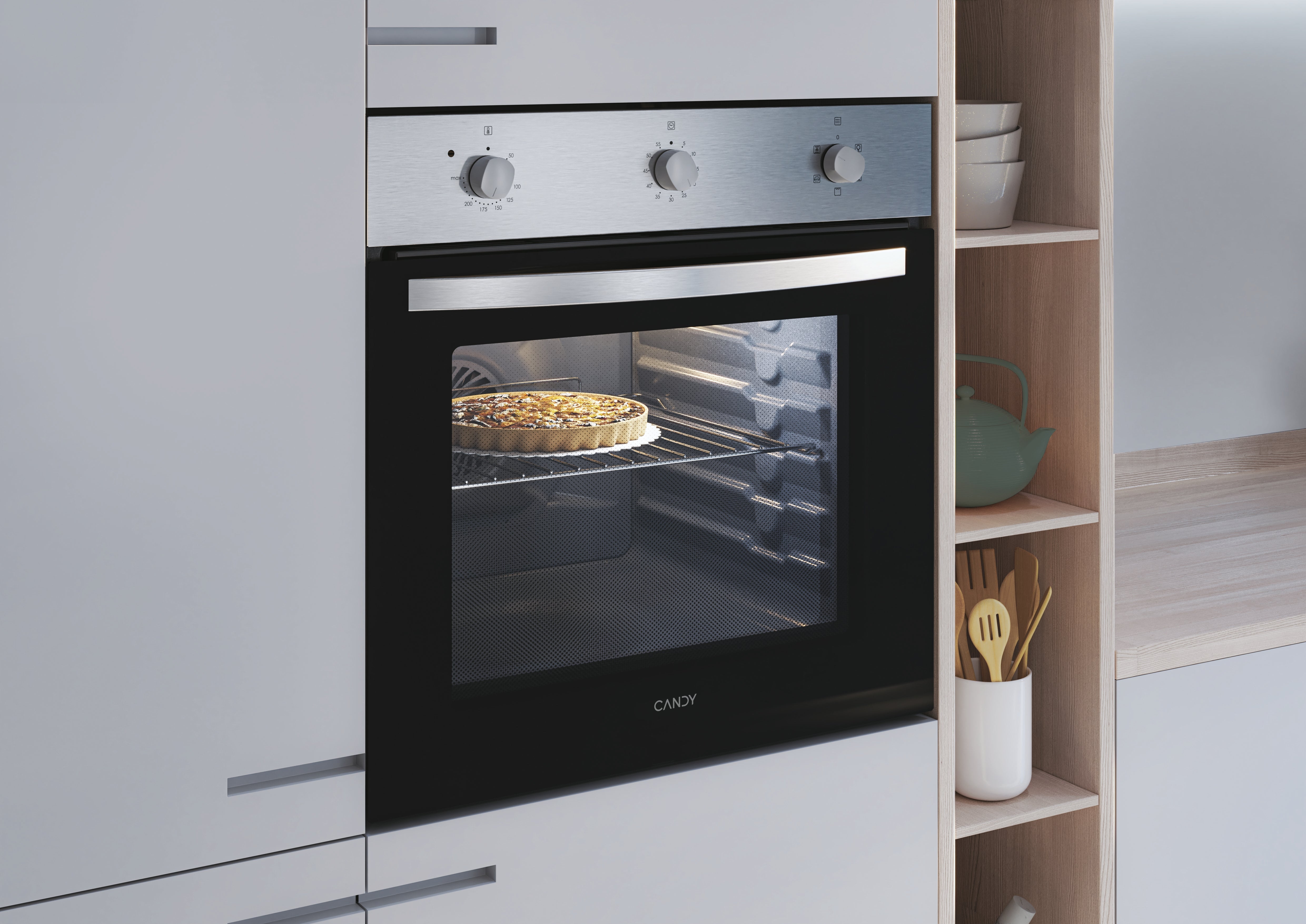 Forno Da Incasso Candy Idea FIDC X502IT 65L Nero Acciaio Inox
