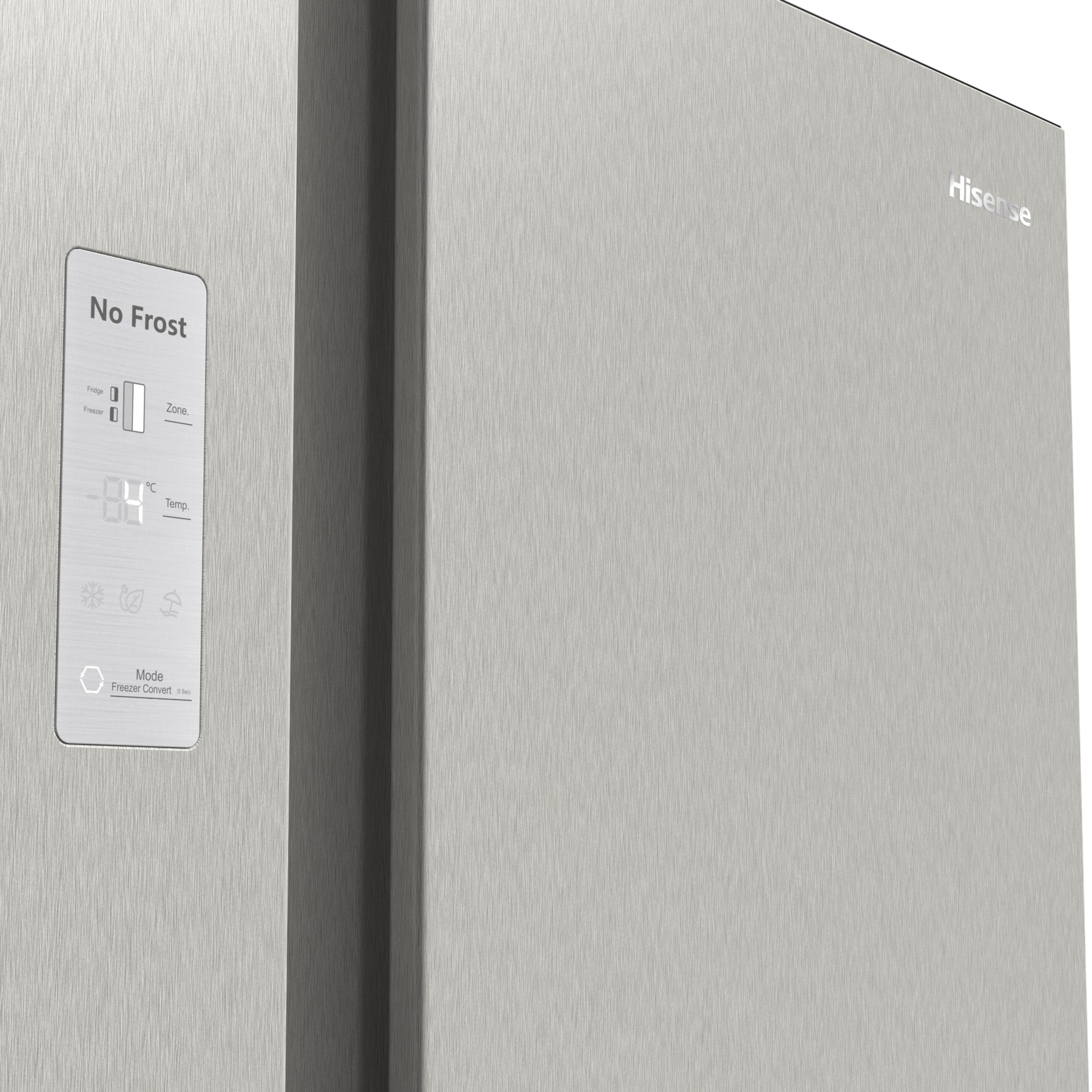 Frigorifero Side-By-Side Libera Installazione Hisense RS711N4AC 550L Classe E Acciaio inox