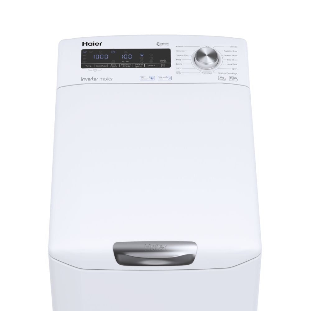 Lavatrice Libera Installazione Caricamento Dall'Alto Haier RTXSG47TMC5-11 7 kg 1400 Giri/min Bianco Classe A