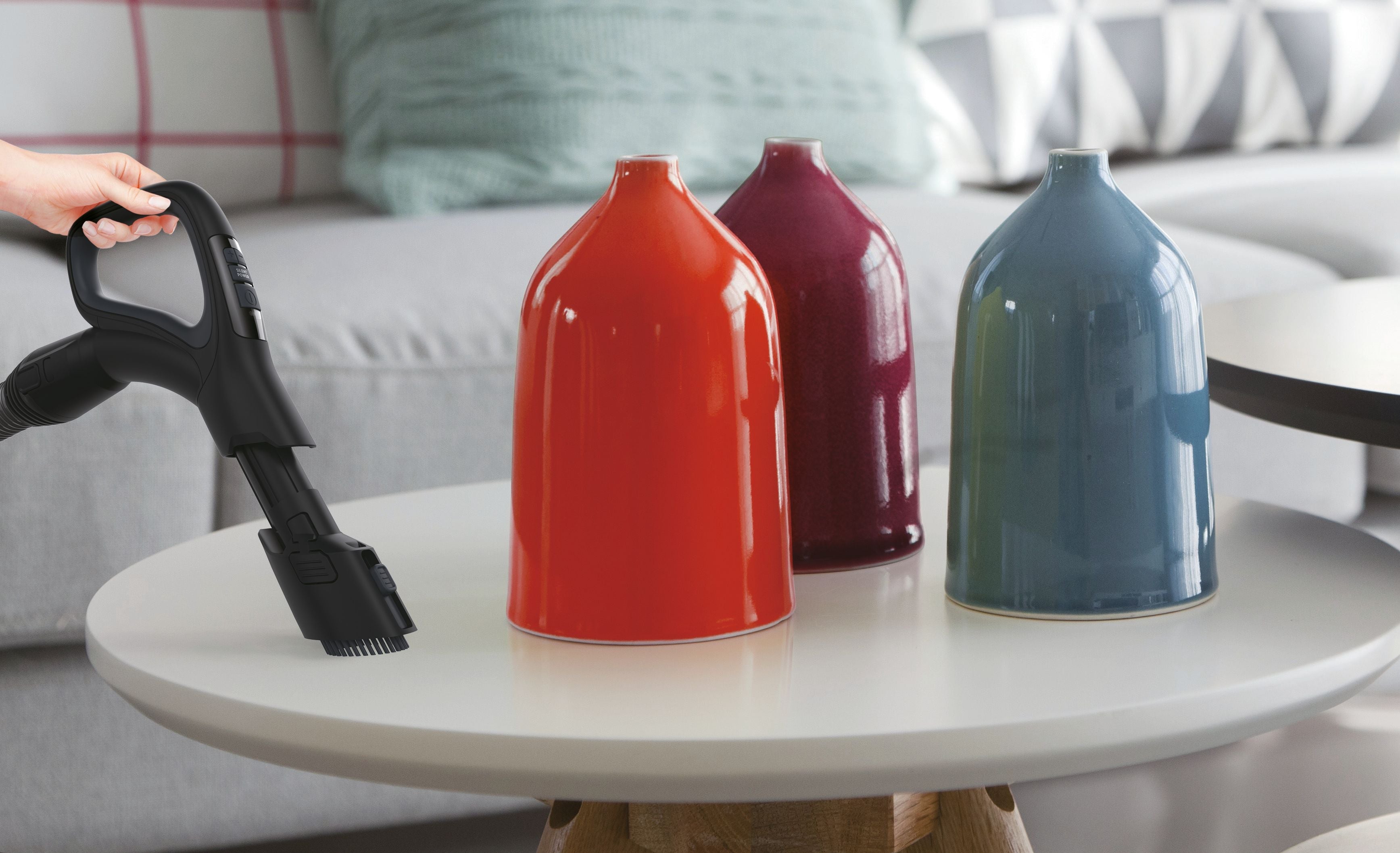 Aspirapolvere a Traino Senza Sacco con Filo Hoover HP730ALG 011  850W 2L Nero