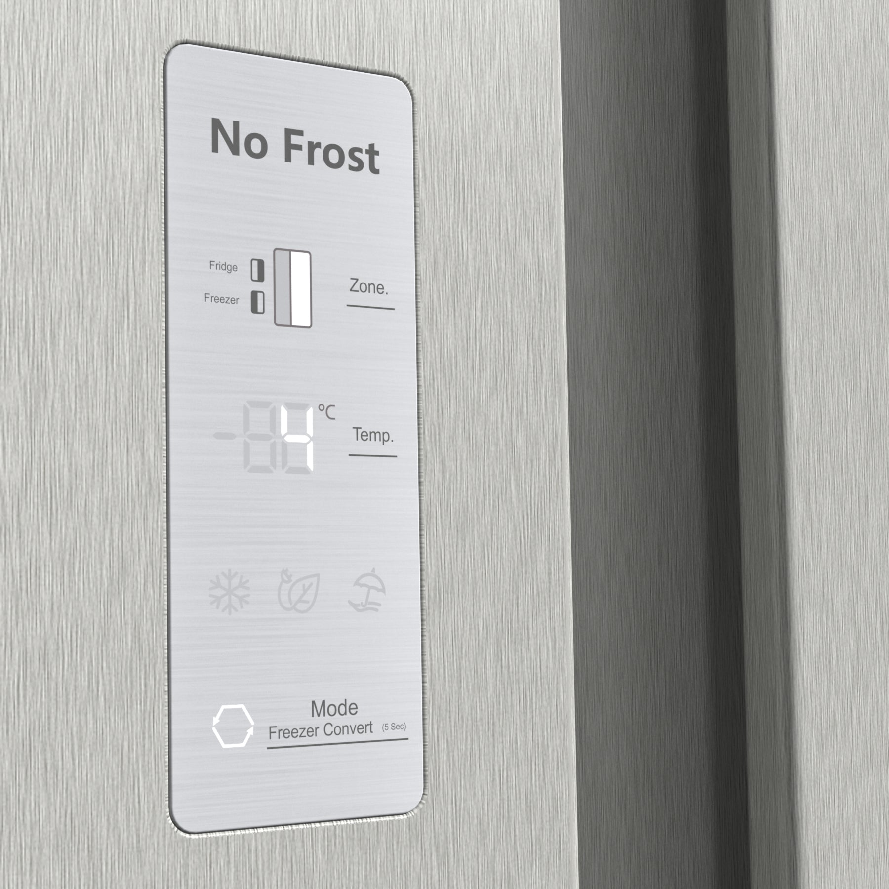 Frigorifero Side-By-Side Libera Installazione Hisense RS711N4AC 550L Classe E Acciaio inox