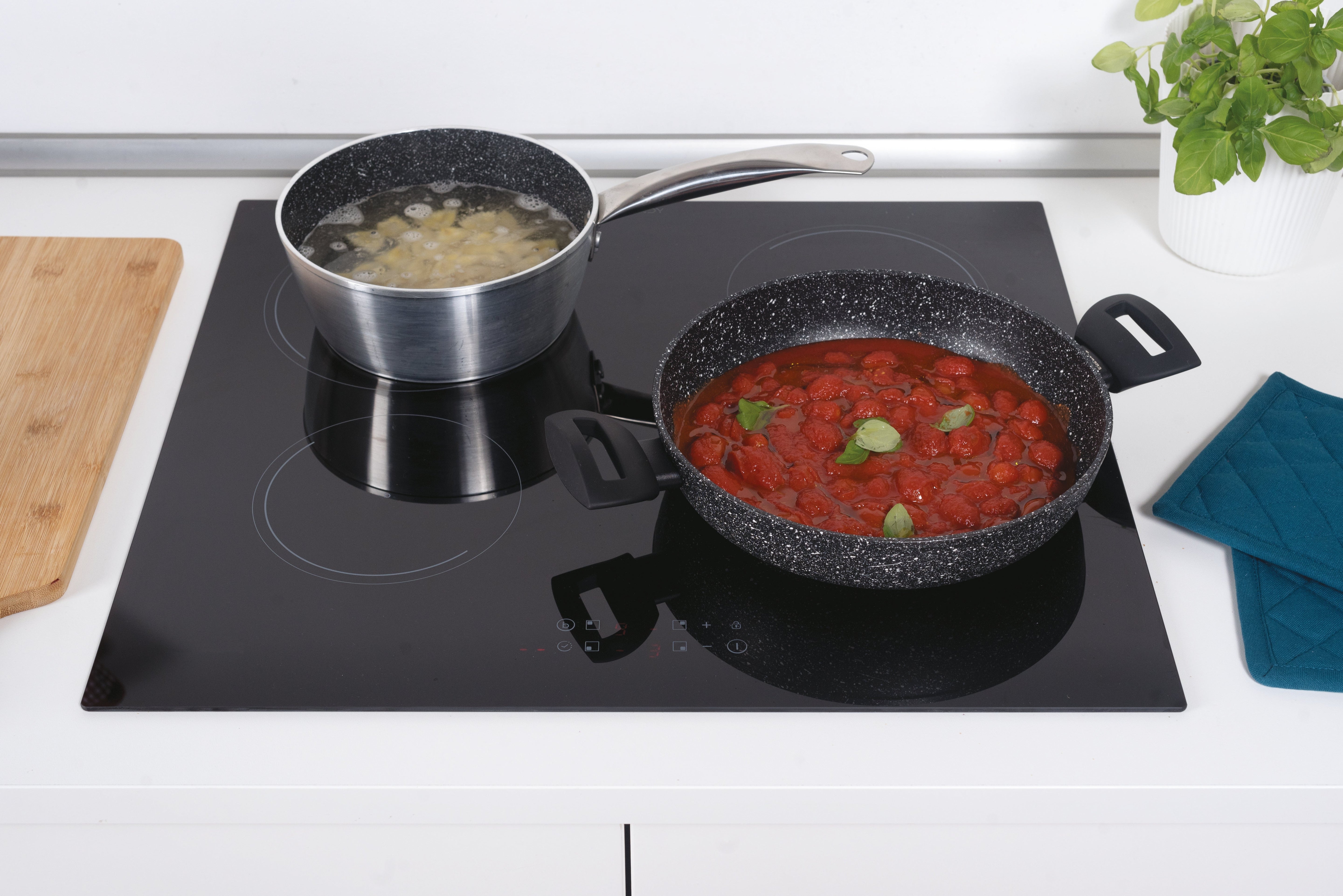 Piano Cottura A Induzione Da Incasso Candy Idea KRCDJ642 Nero 59 cm 4 Zone