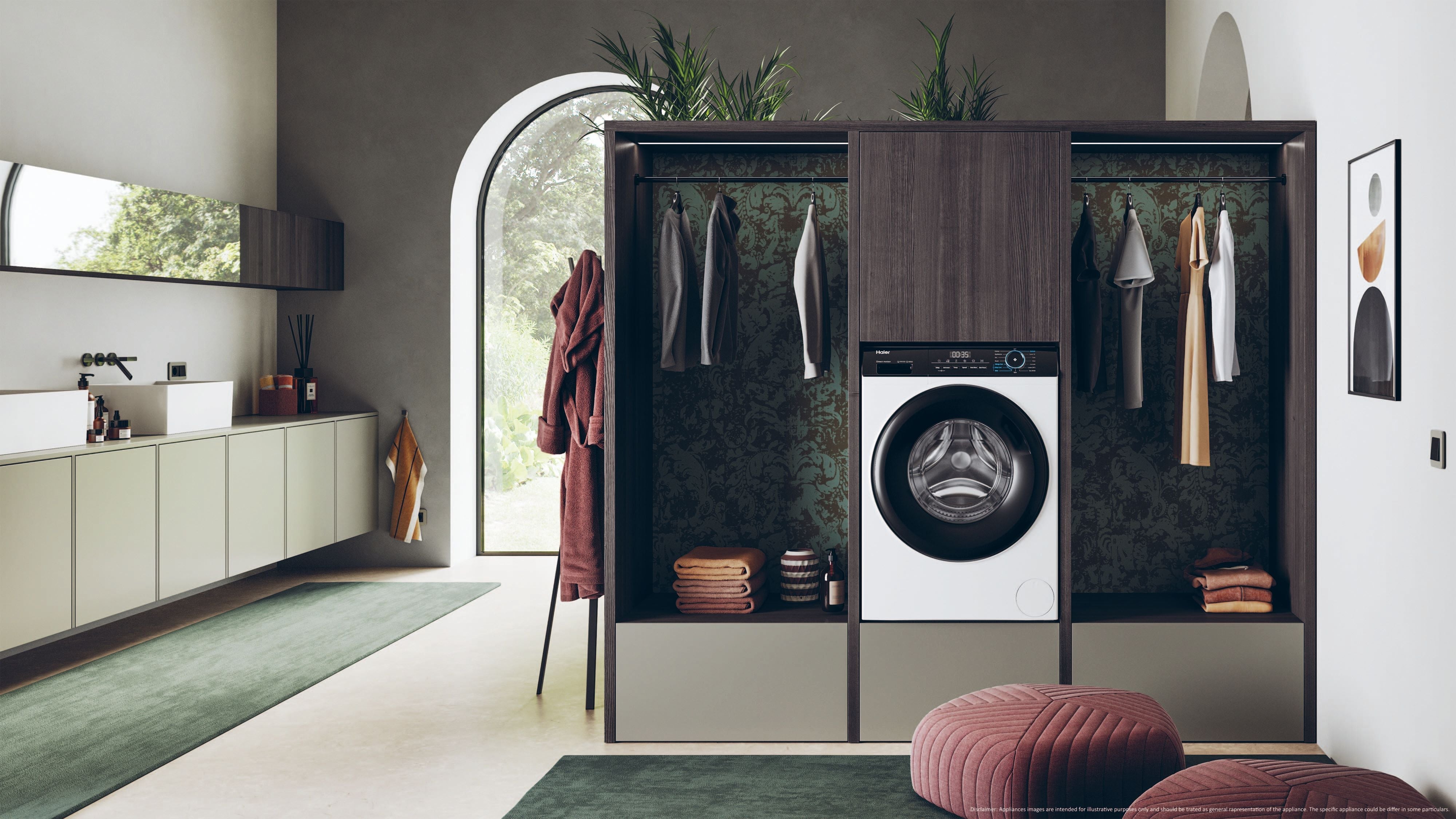 Lavatrice Libera Installazione Caricamento Frontale Haier I-Pro Series 3 HW90-B14939-IT 9 kg 1400 Giri/min Bianco Classe A