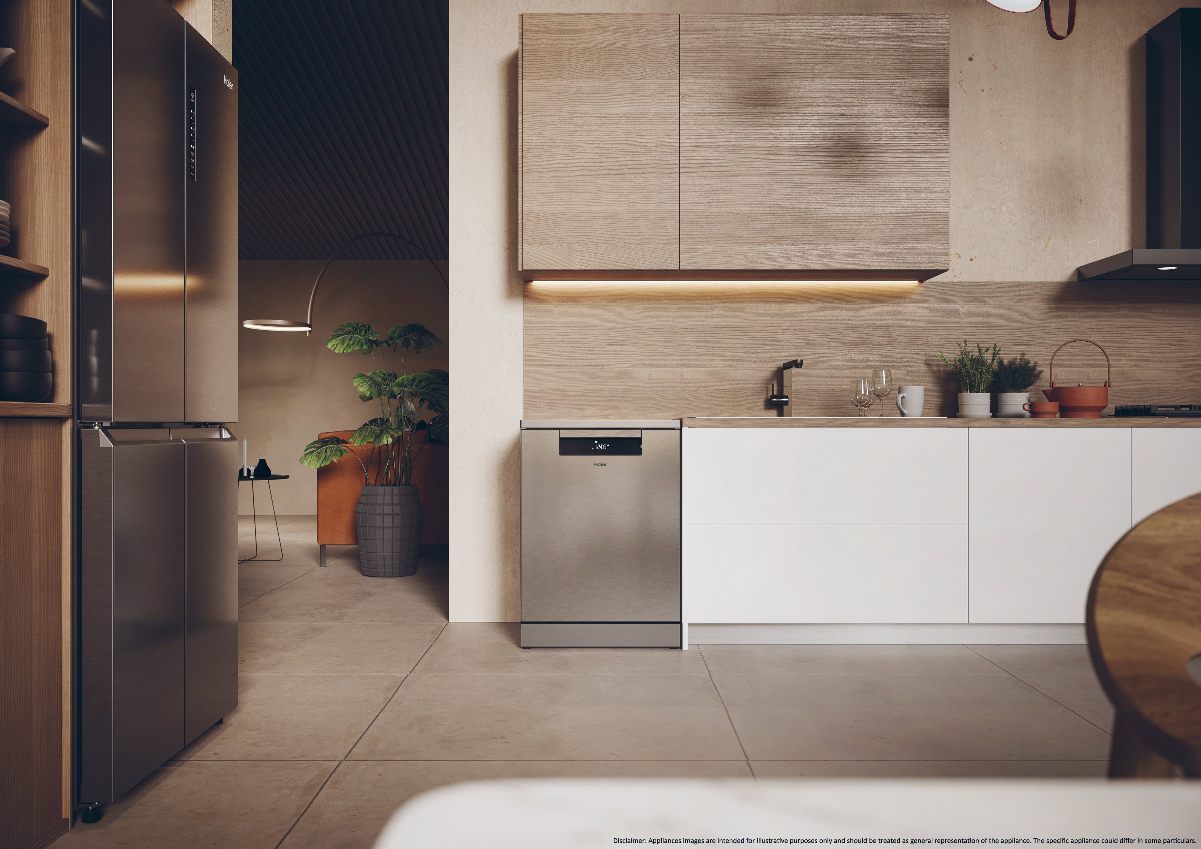 Lavastoviglie Libera installazione Haier XF 5C4M1X 15 coperti C