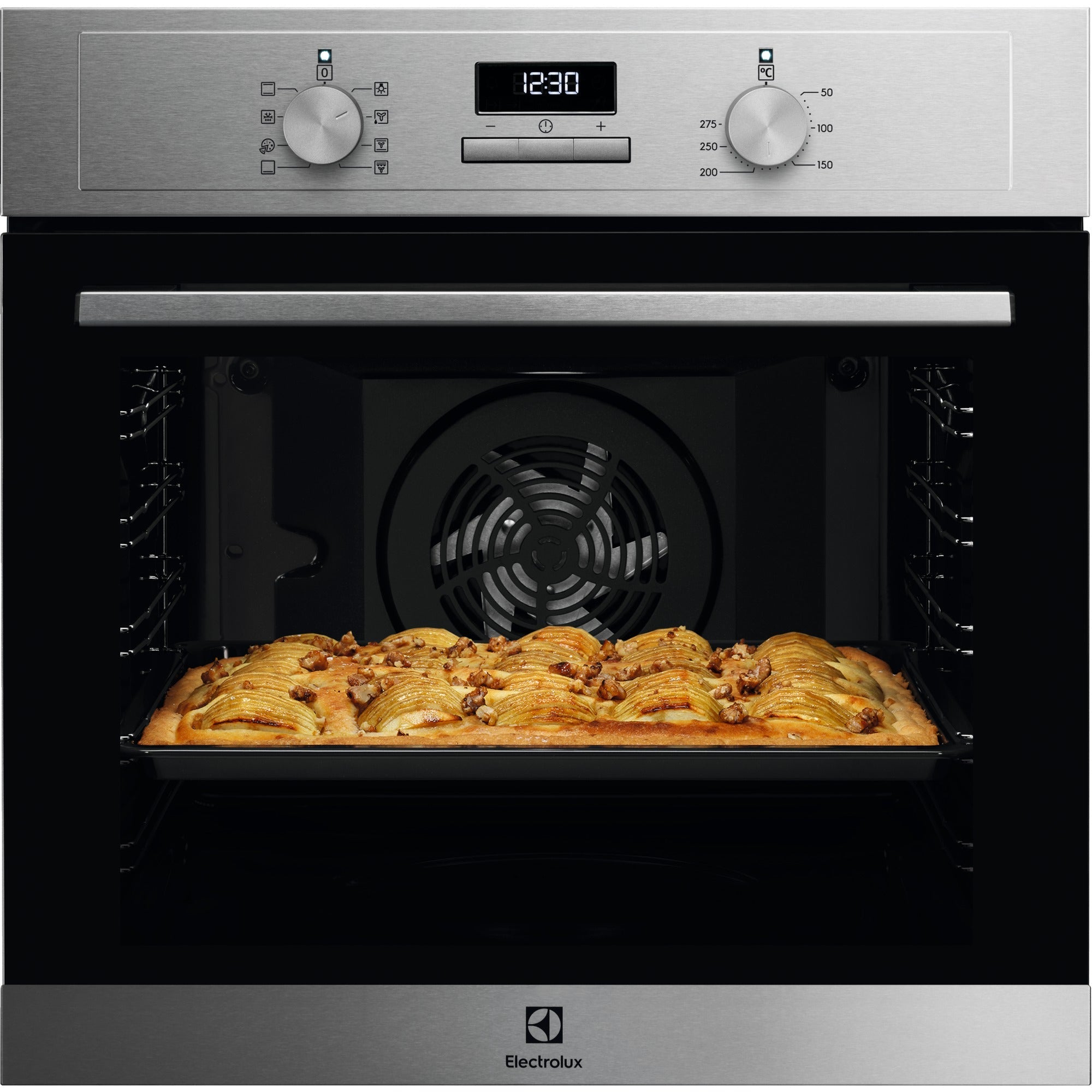 Forno Multifunzione Da Incasso Electrolux Serie 300 EOH3H04X 72 L Nero, Acciaio inox
