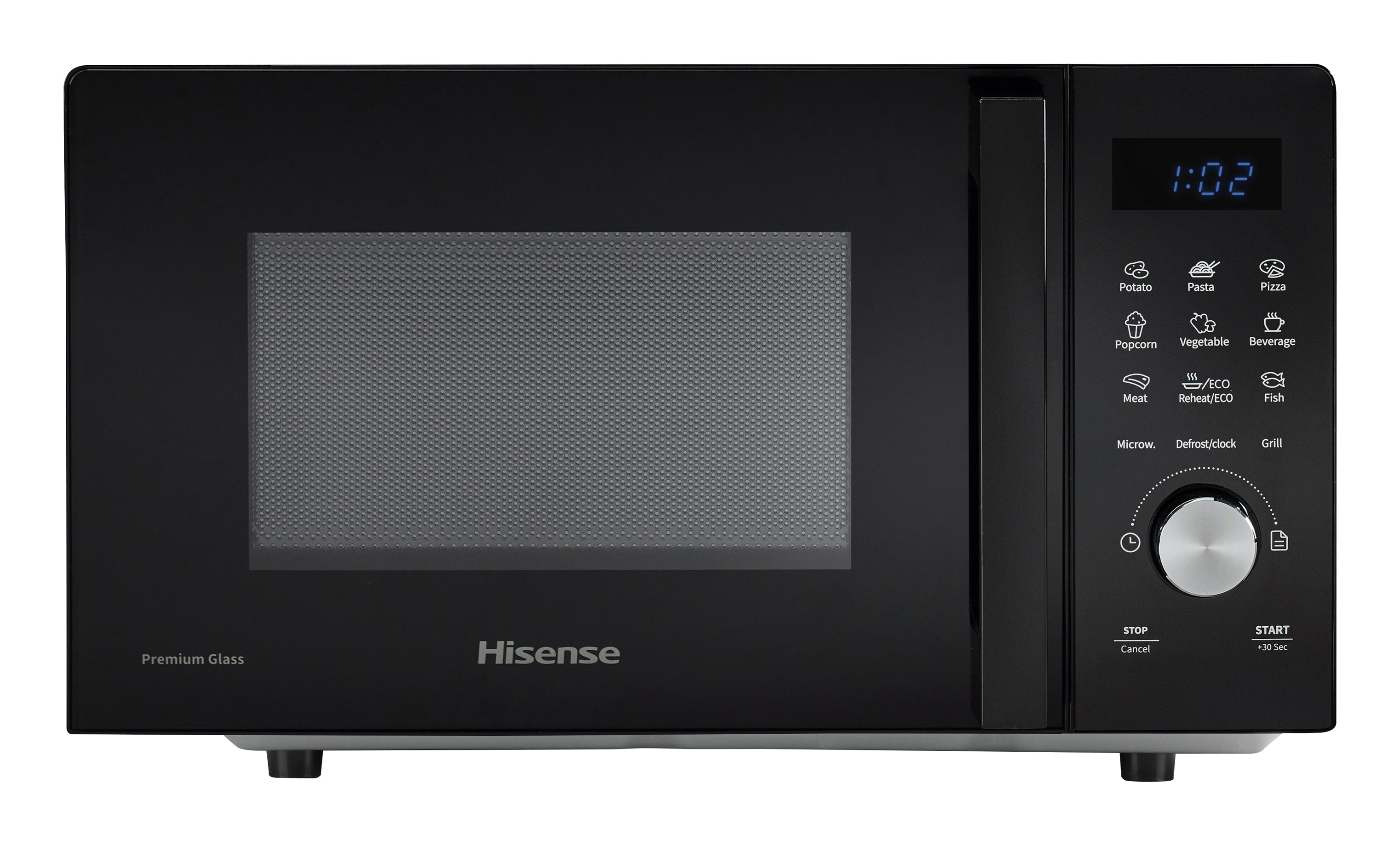 Microonde Grill Libera Installazione Hisense H20MOBSD1HG Nero 700 W (20L)