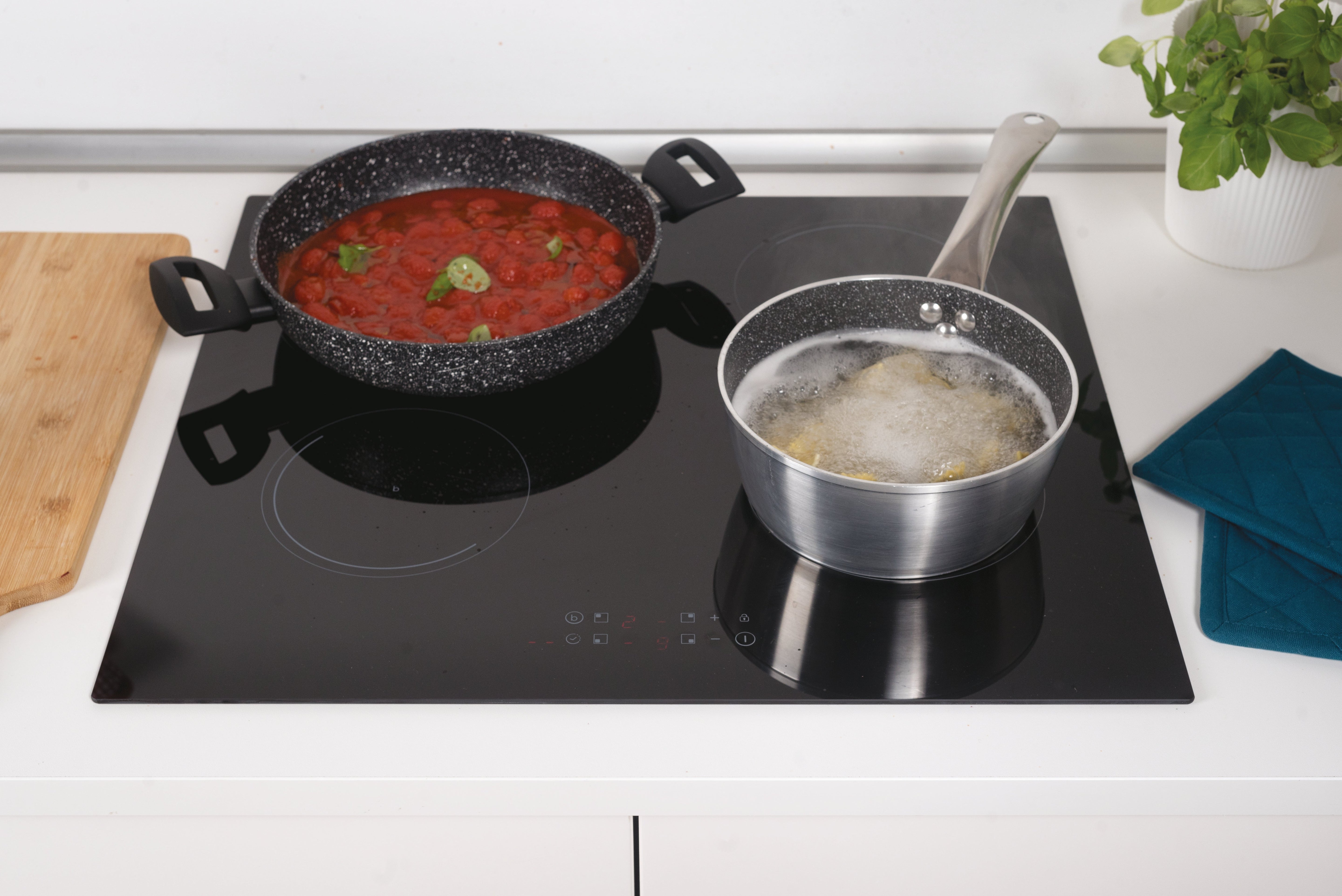 Piano Cottura A Induzione Da Incasso Candy Idea KRCDJ642 Nero 59 cm 4 Zone