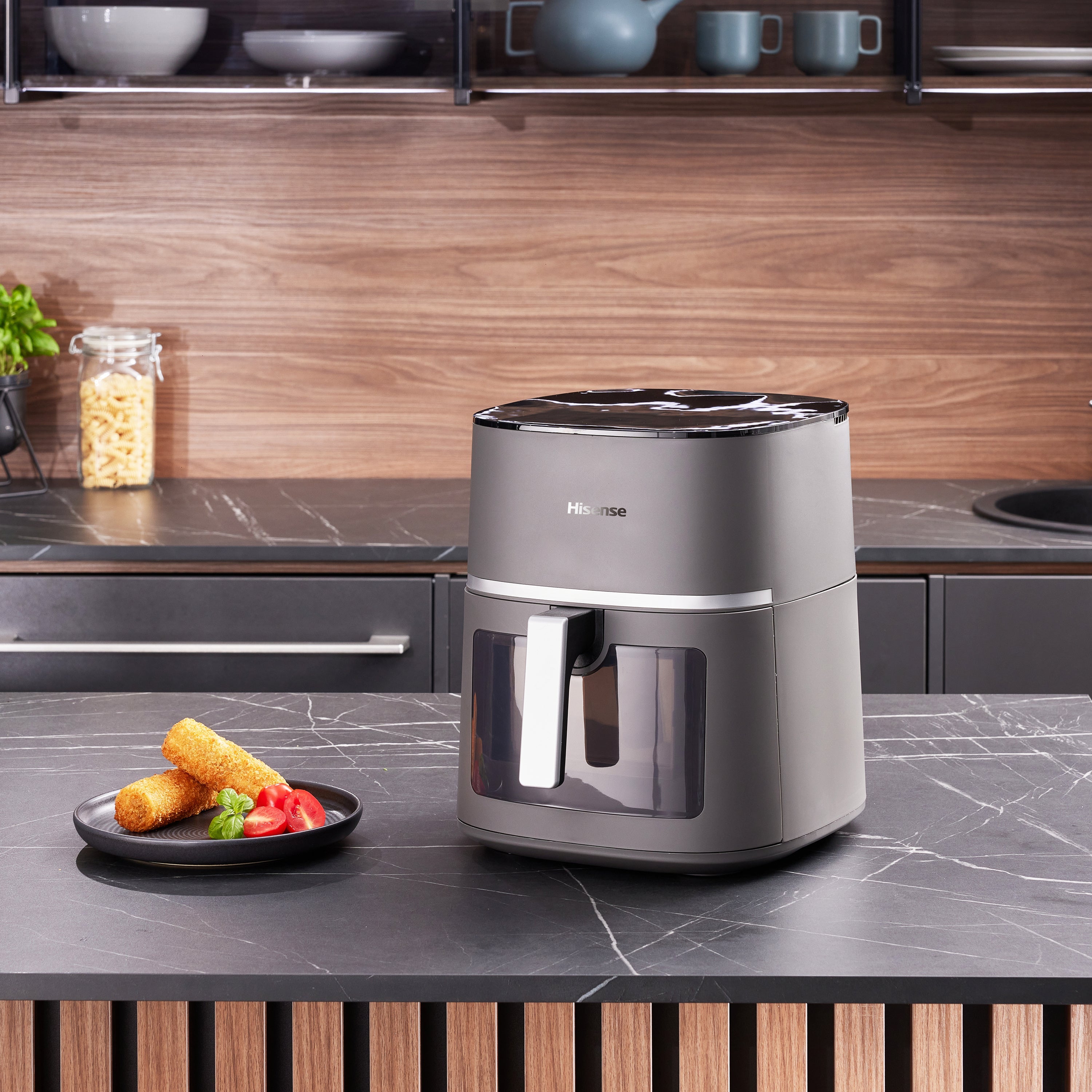 Friggitrice ad Aria Calda Hisense HAF1900D Singolo 7L 1800 W Nero