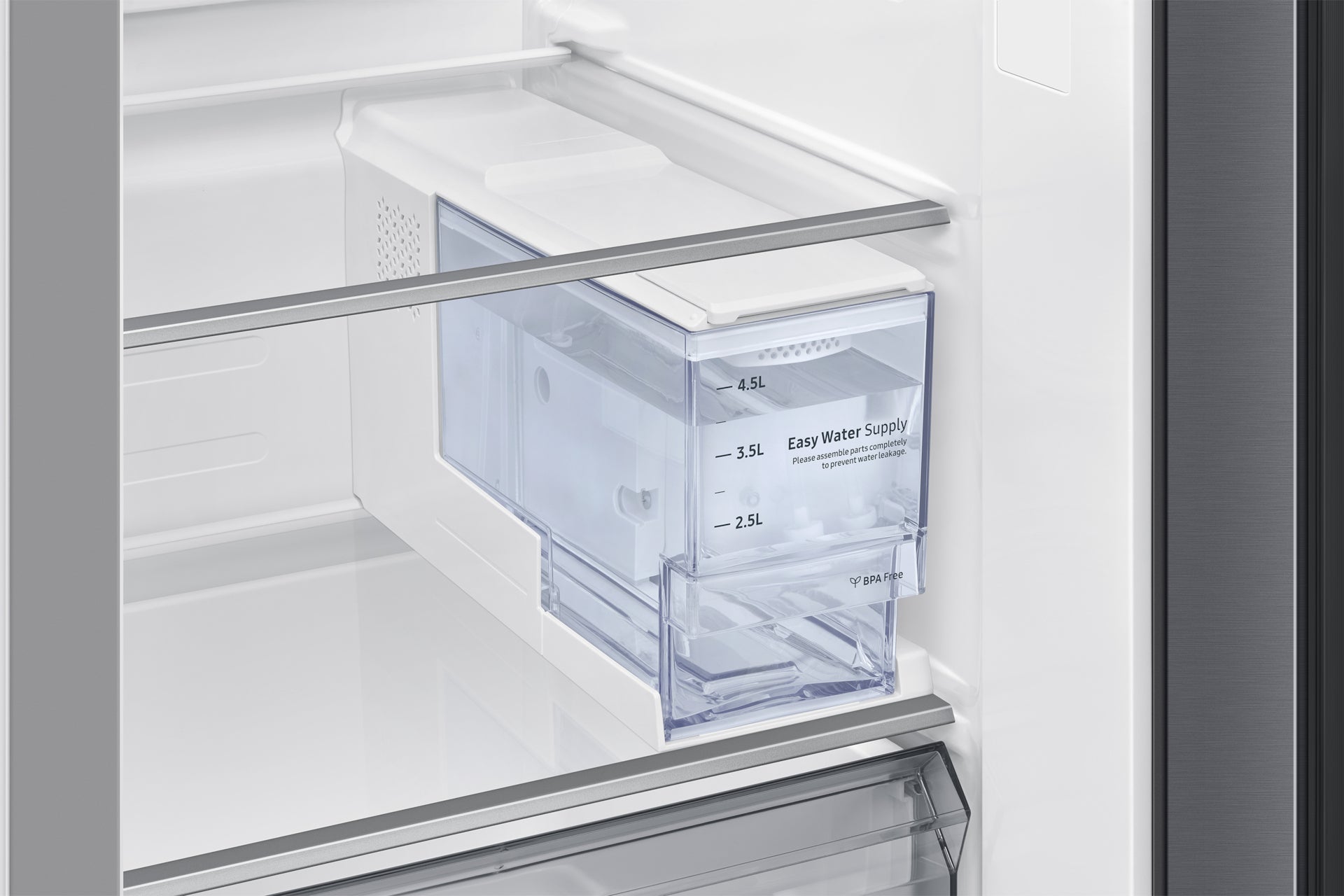 Frigorifero Side-by-Side Libera Installazione Samsung AI Home RS90F65EDTEF 621L Classe D in Acciaio Inox