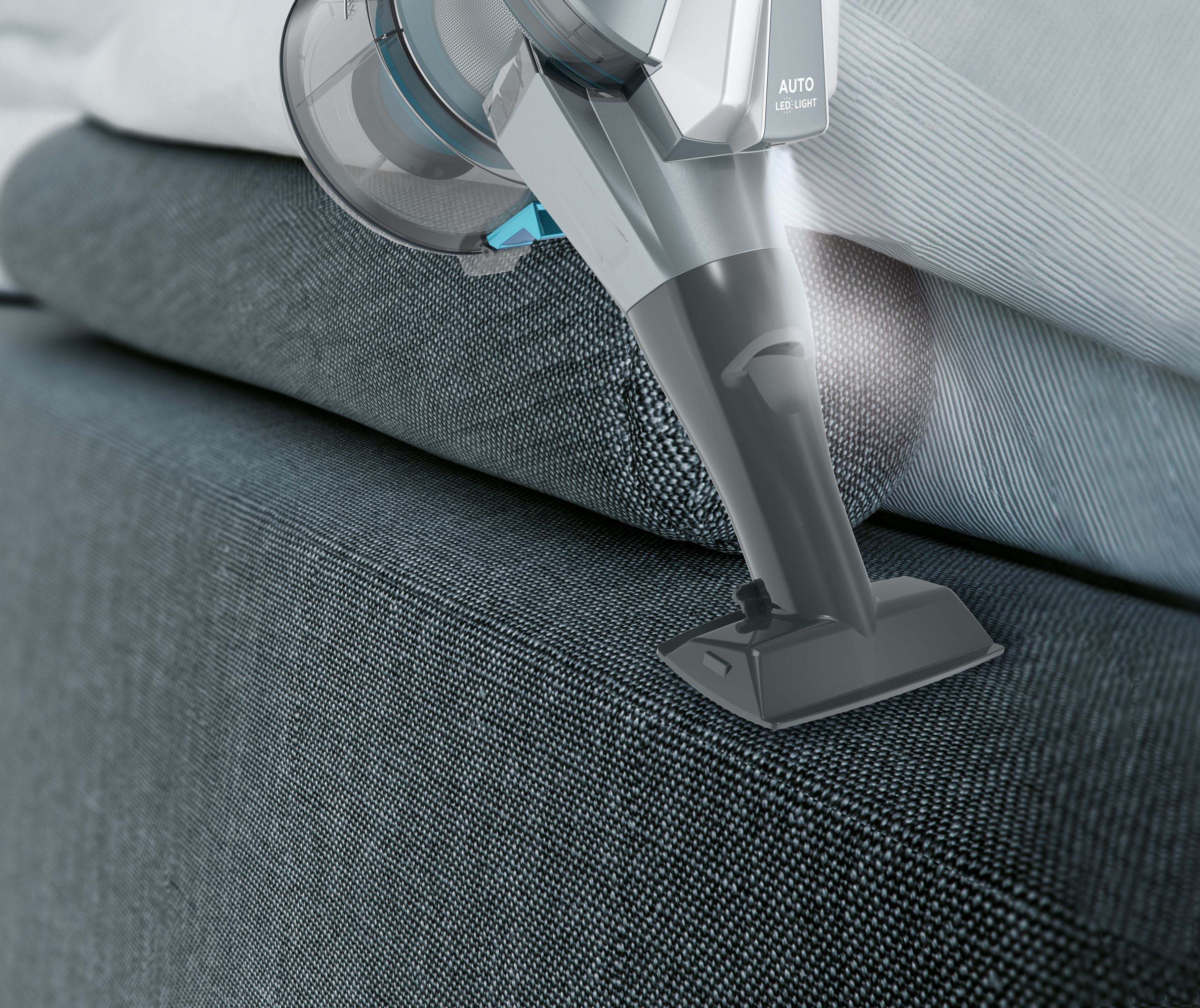 Aspirapolvere 2 in 1 senza filo Hoover FREE HYDRO HF322YHM 011 Grigio e Blu