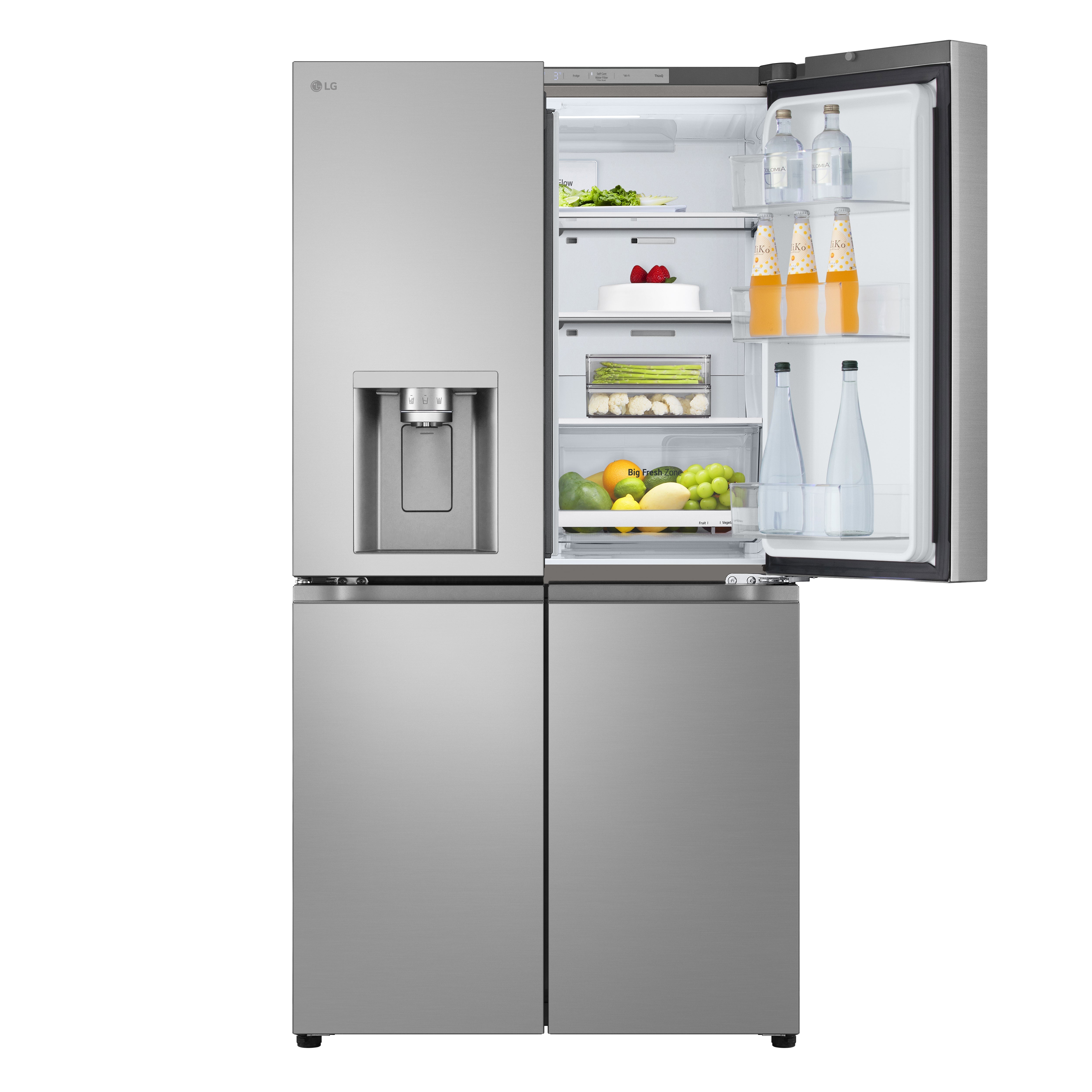 Frigorifero Multidoor Libera Installazione LG GML960PYFE 637L Classe E Wi-Fi Prime SIlver