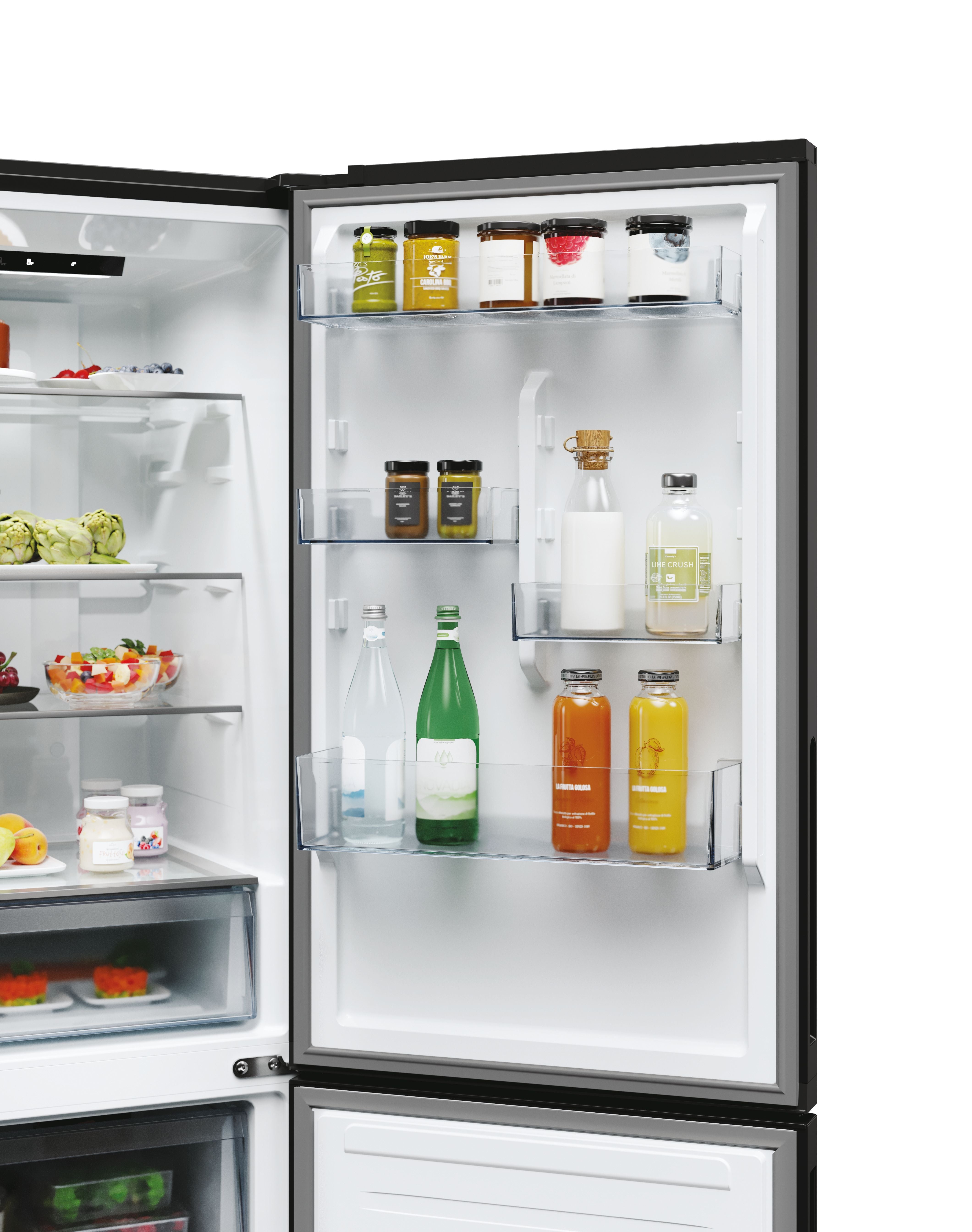 Frigorifero Con Congelatore Libera installazione Candy Fresco 300 CNCQ2T618EB 355L Classe E Nero